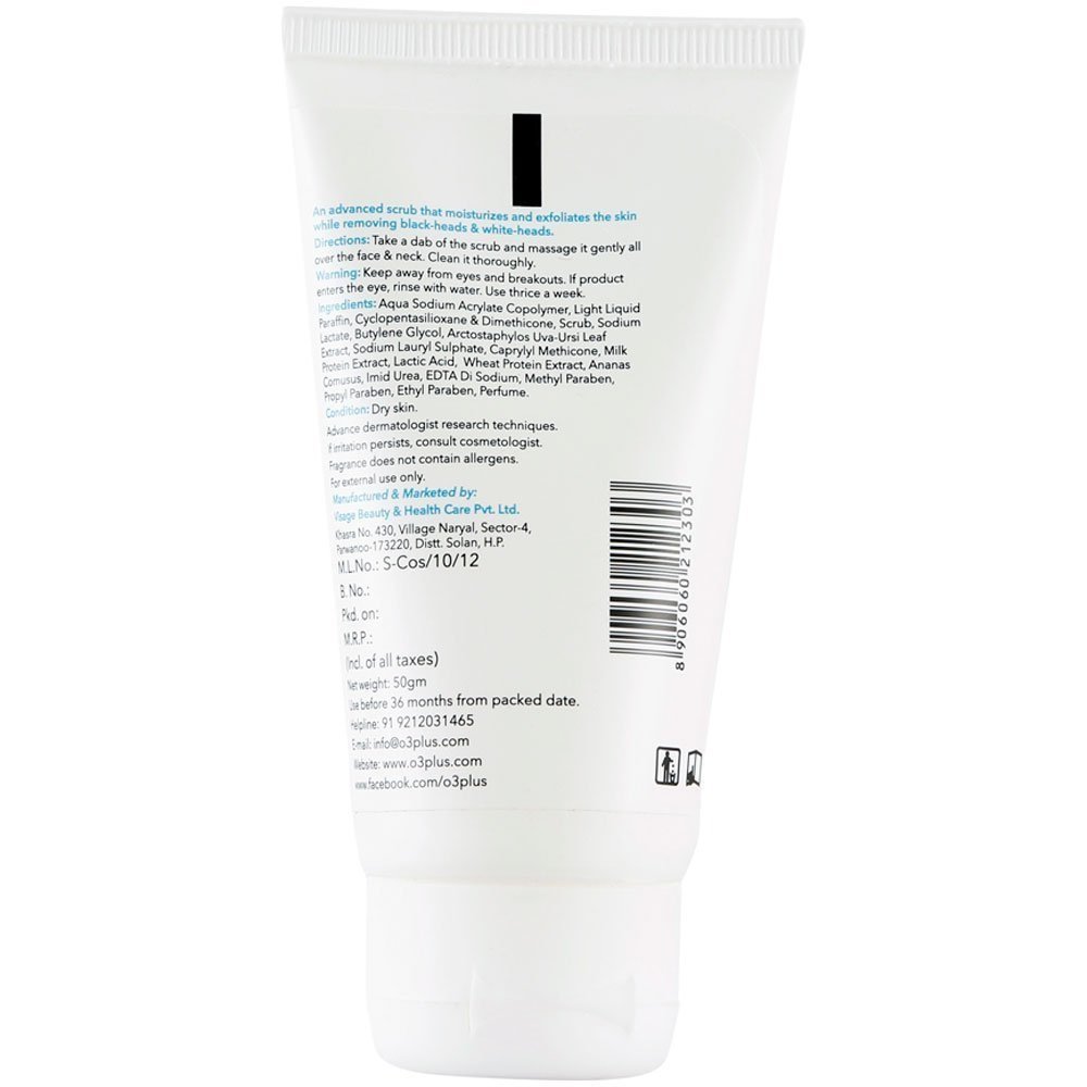 O3+ Milk Scrub with Macadamia Nut Extracts - Exfoliating Face & Body Scrub for Clean, Bright Skin | Perfect for Dry Skin & Spa Day Self Care