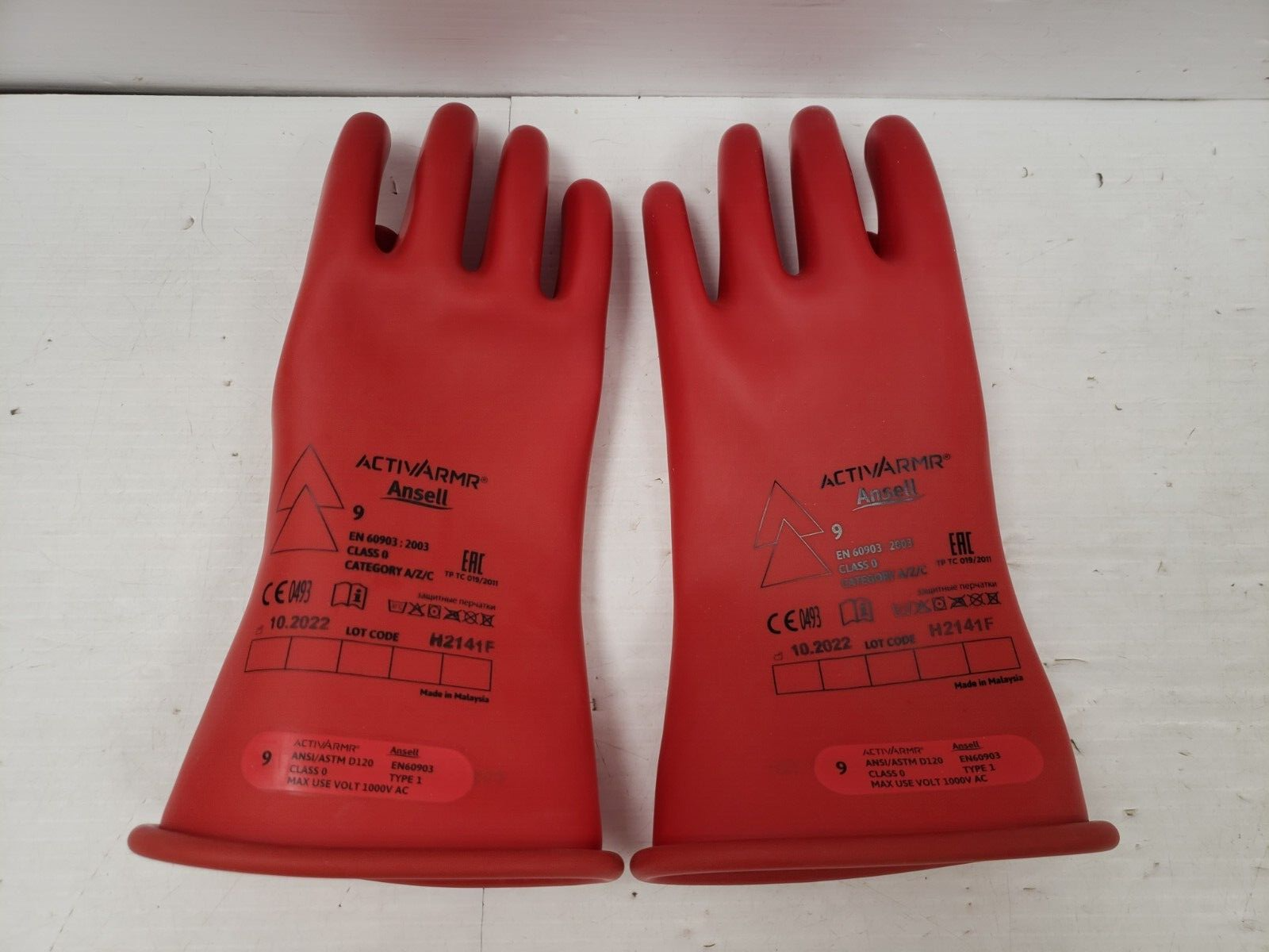 Ansell ActivArmr Work Gloves - Large Size, Durable & Comfortable for Construction, Gardening & DIY Projects