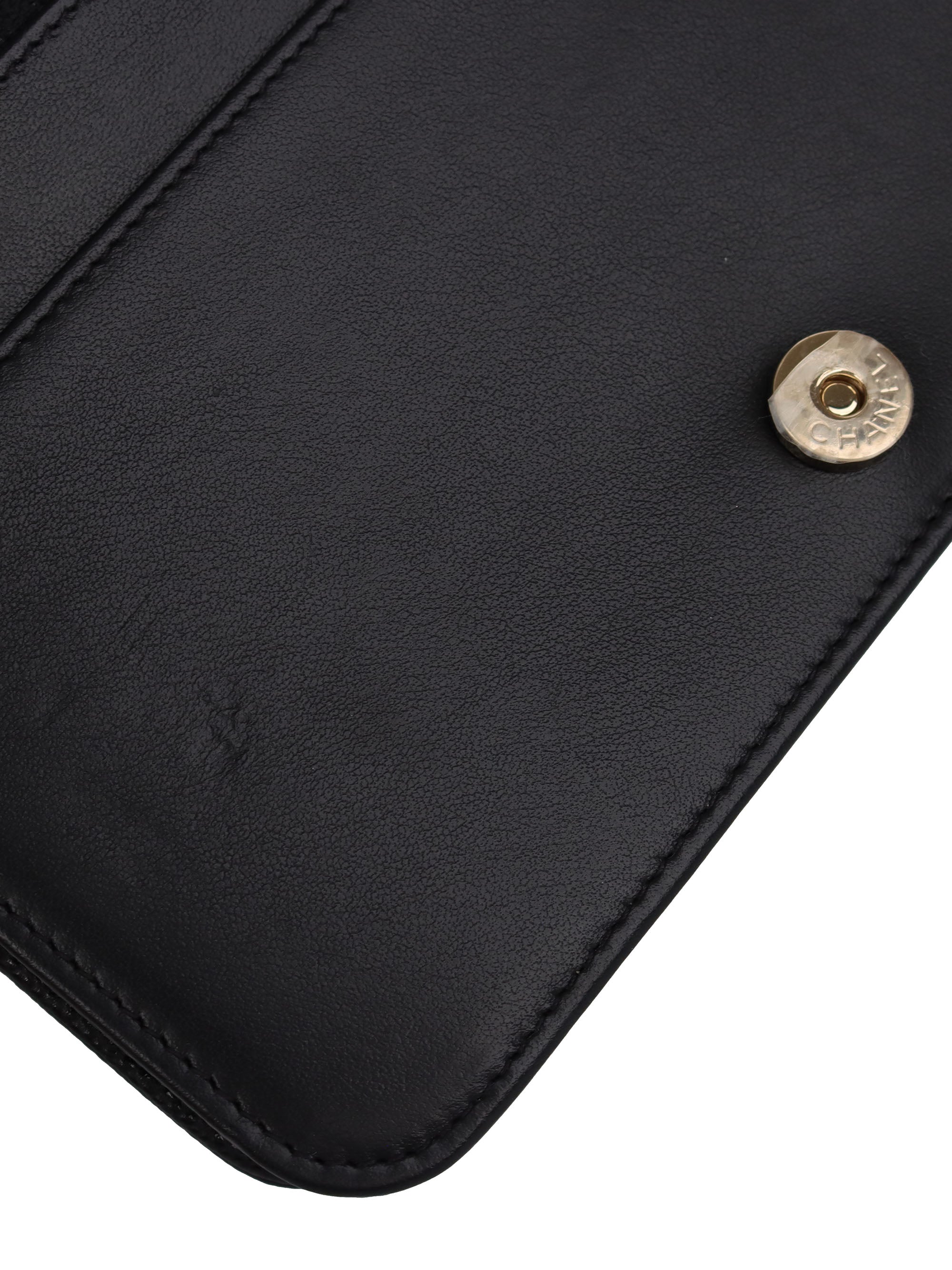 Chanel Black Caviar Leather Boy Wallet on Chain Crossbody Bag - Luxury Designer Handbag for Women, Perfect for Evening Parties & Date Nights