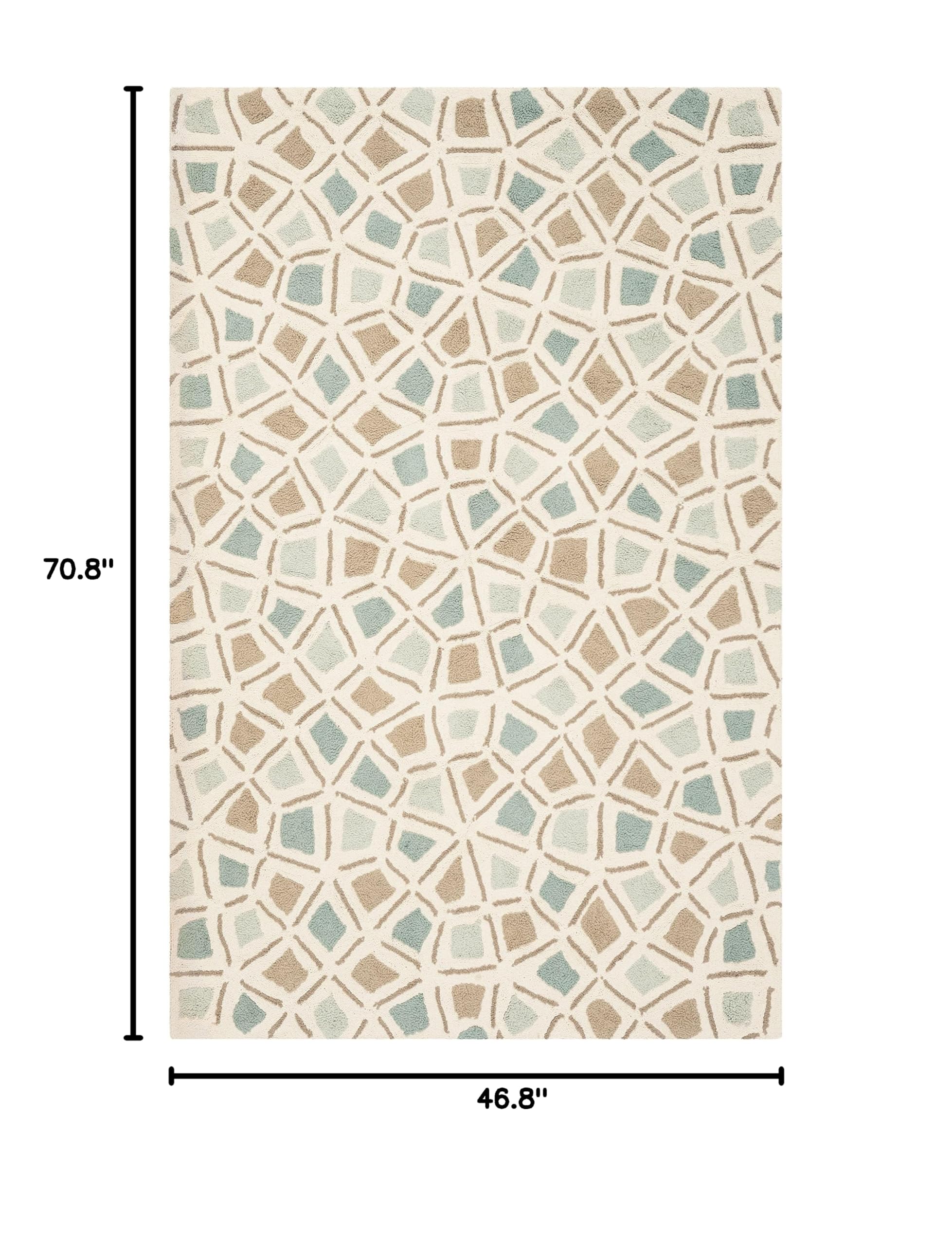 MARTHA STEWART x SAFAVIEH Handmade Cotton Accent Rug - 3'9
