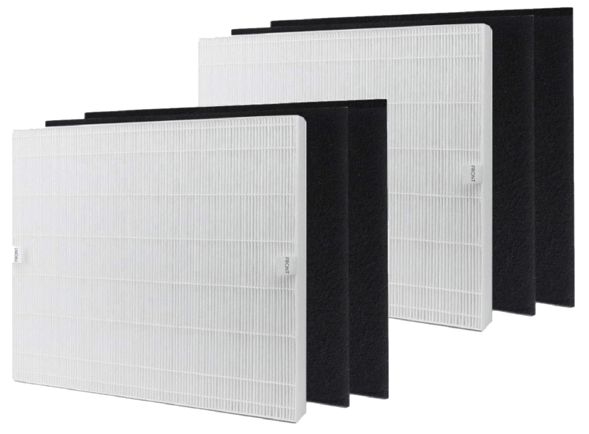 Nispira Air108 True HEPA with Activated Carbon Filter Replacement (2-Pack) - Compatible with Oreck AirInstinct Models 75,100,108,109,150,200 - Eliminates Smoke, Pet Odors & Allergens - Perfect for Home, Office and Nursery Air Purification