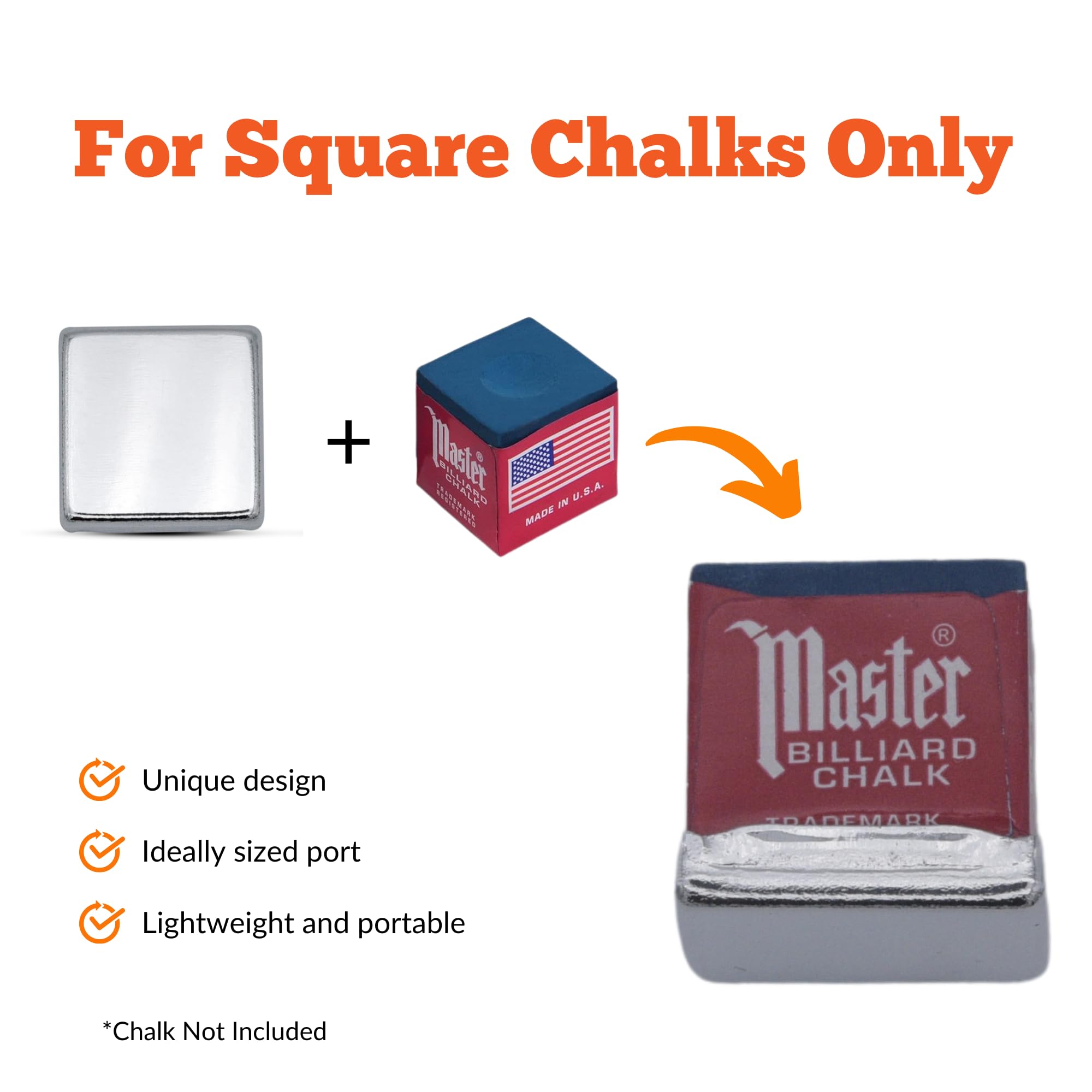 Premium Metal Chalk Holder for Artists & Teachers - Durable Gym Chalk Grip for Rock Climbing, Weightlifting & Gymnastics Training