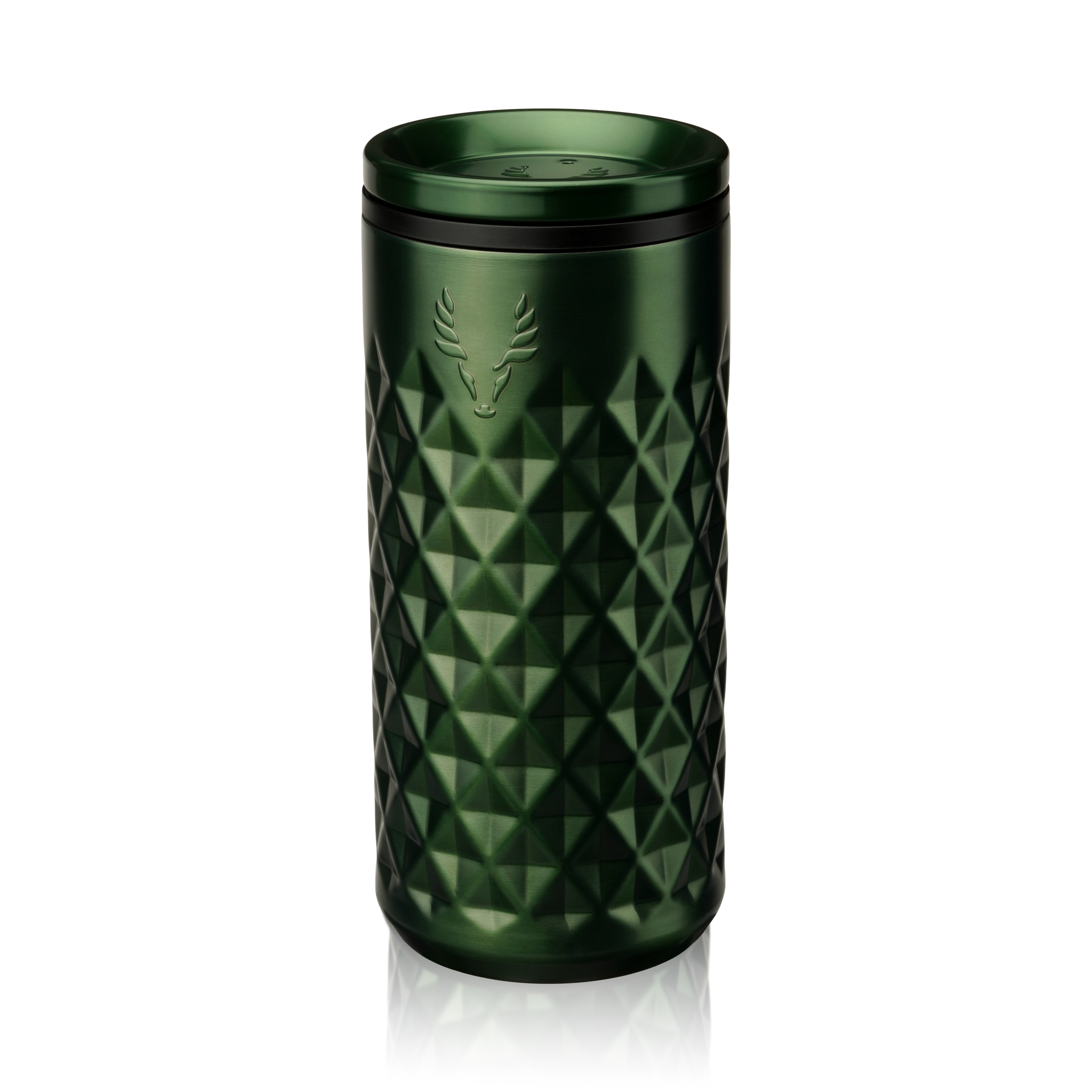 Premium Stainless Steel Highball Tumbler - 20oz Insulated Satin Green Cup for Iced Coffee, Cocktails & Outdoor Adventures | BPA-Free, Sweat-Proof, Durable Drinkware for Home, Office & Travel