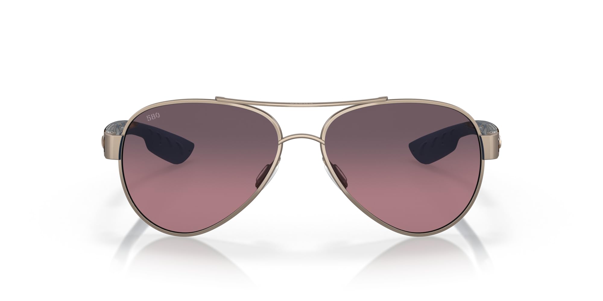 Costa Del Mar Women's Loreto Aviator Sunglasses – Polarized UV Protection, Lightweight Frame for Outdoor Activities, Beach, Driving & Travel