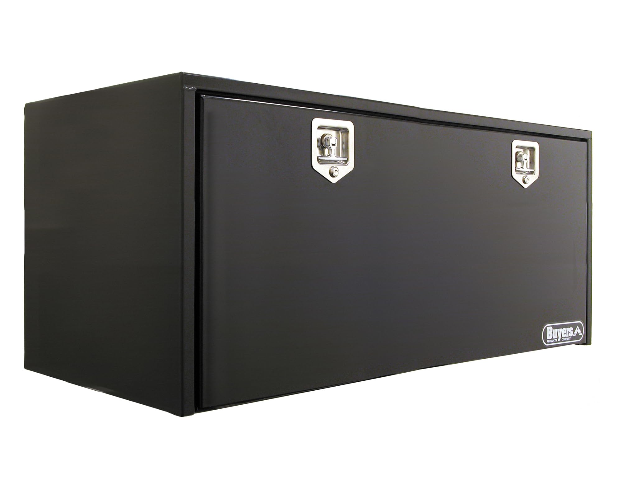 Buyers Products 1704315 Black Steel Underbody Truck Tool Box with Lockable T-Handle Latch - 24x24x60 Inch Heavy Duty Storage Chest | Made in USA | Perfect for Truck Bed Organization, Work Tools & Equipment Storage