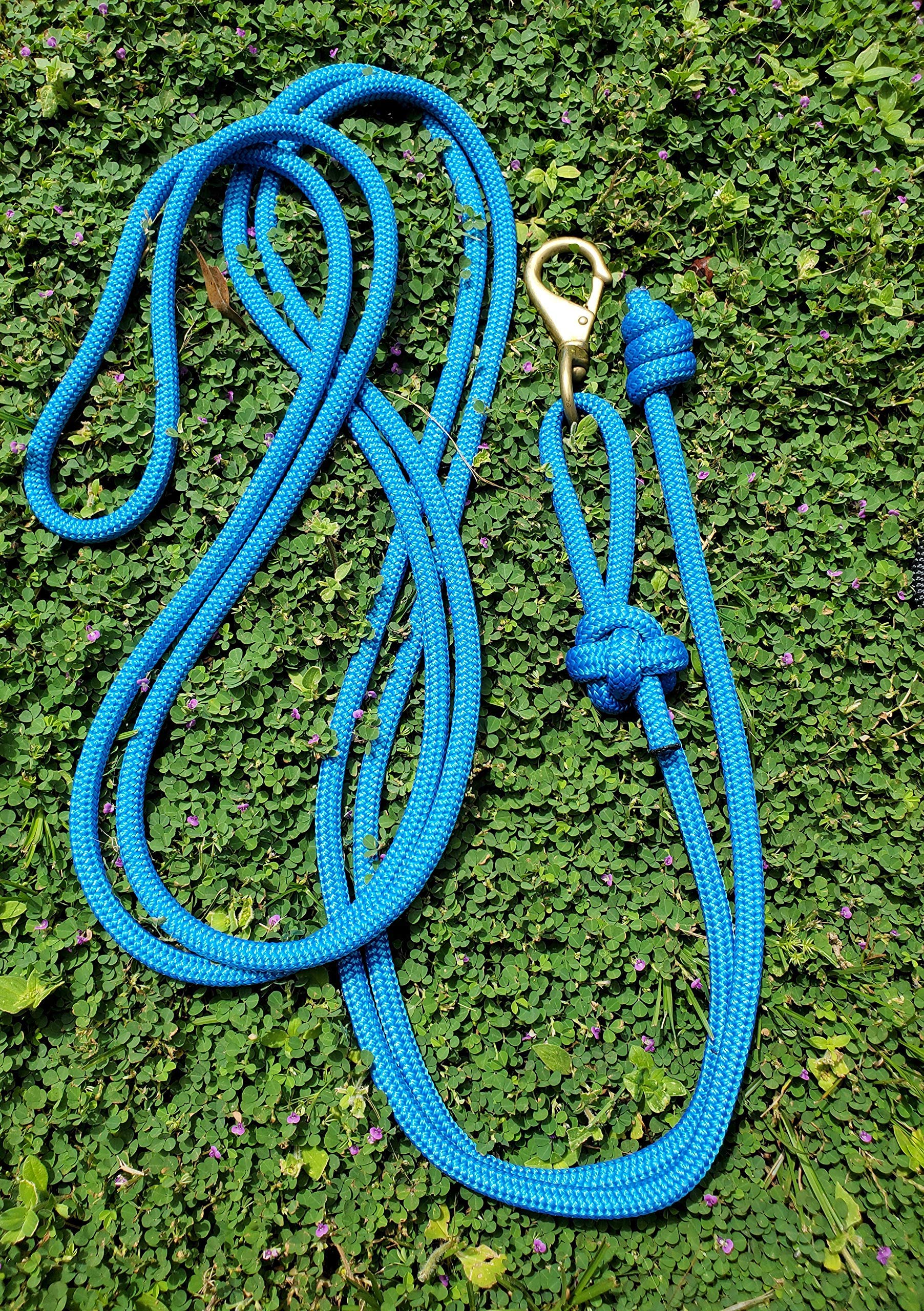 14 ft Blue Horse Lead Rope - 3/8
