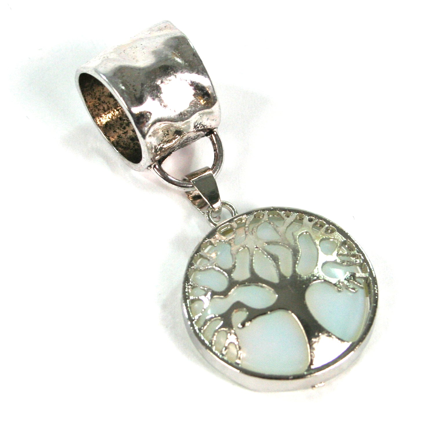 Opal Tree of Life Scarf Jewelry - Elegant Necklace Pendant for Women | Perfect for Boho Fashion, Gift Giving & Special Occasions