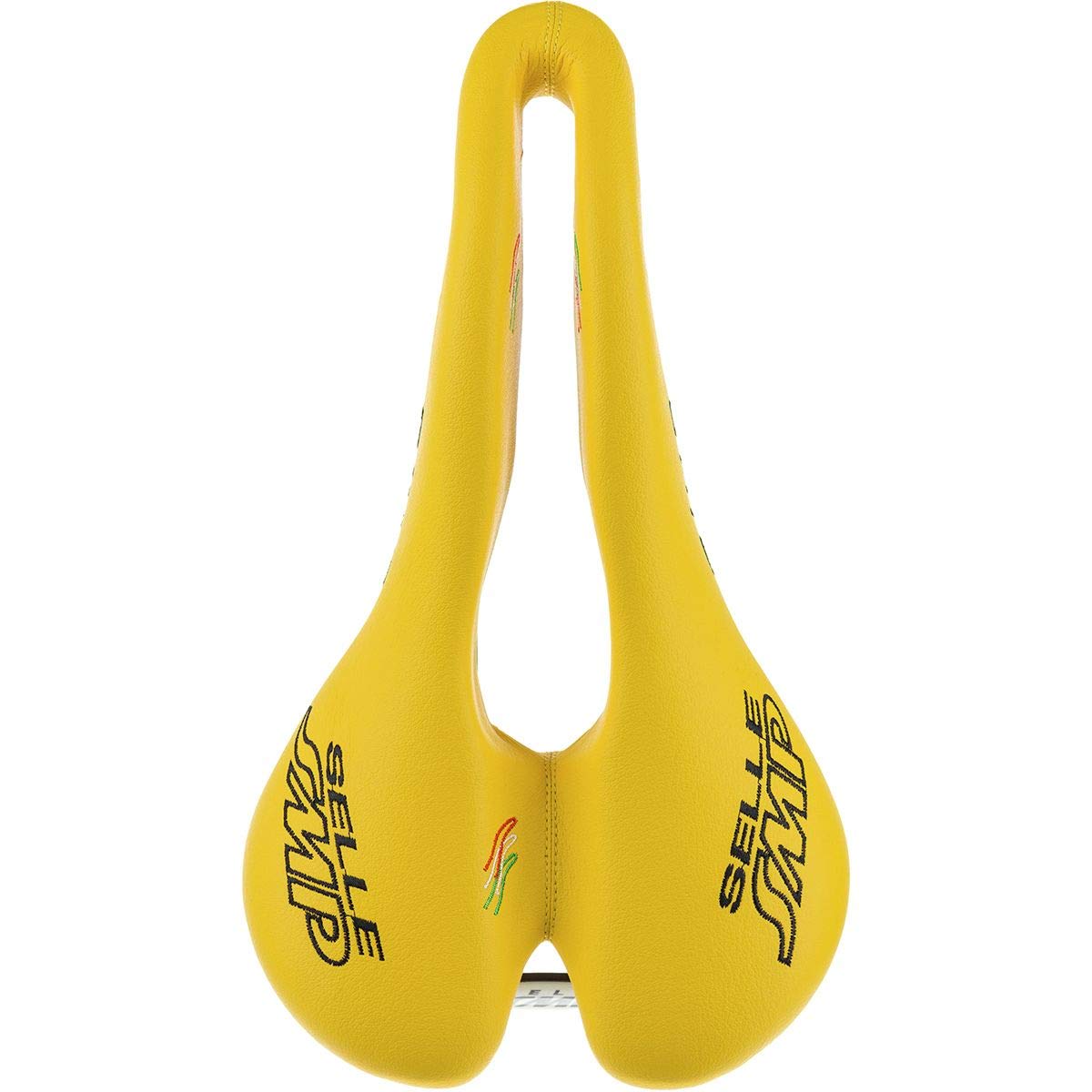 Selle SMP Plus Yellow Bike Saddle - Comfortable Cycling Seat for Road & Mountain Bikes - Perfect for Long Rides & Commuting