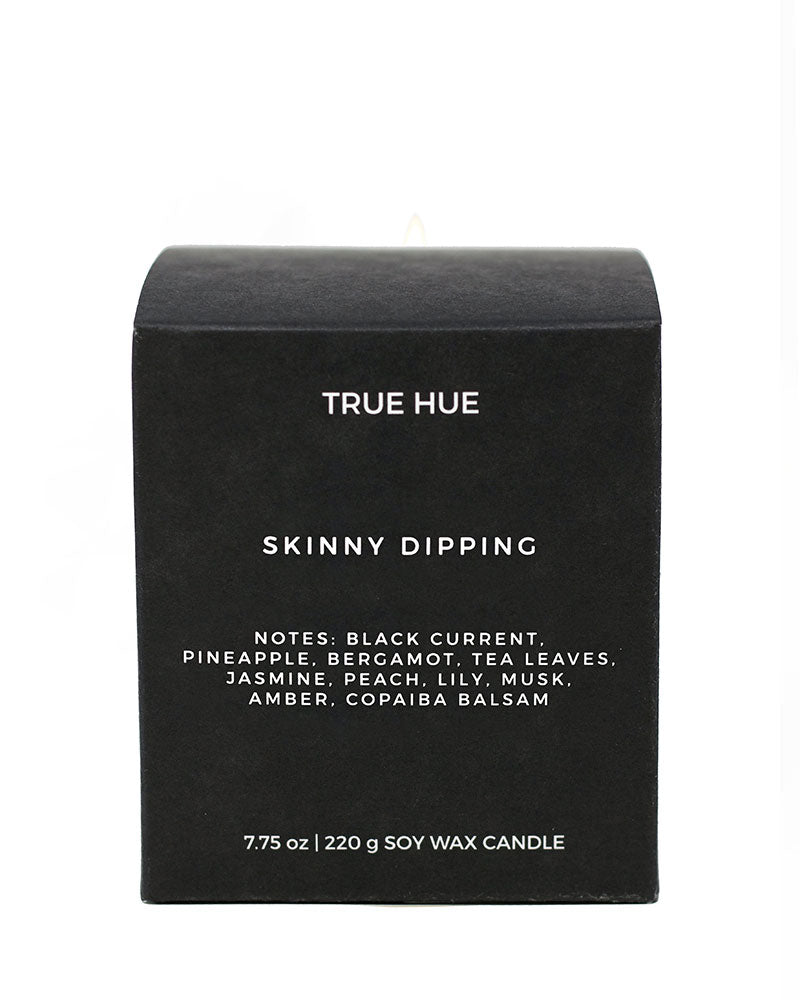 Skinny Dipping Scented Soy Candle - 7.75oz Natural Wax for Relaxation & Aromatherapy | Perfect for Bathroom, Bedroom & Spa Decor