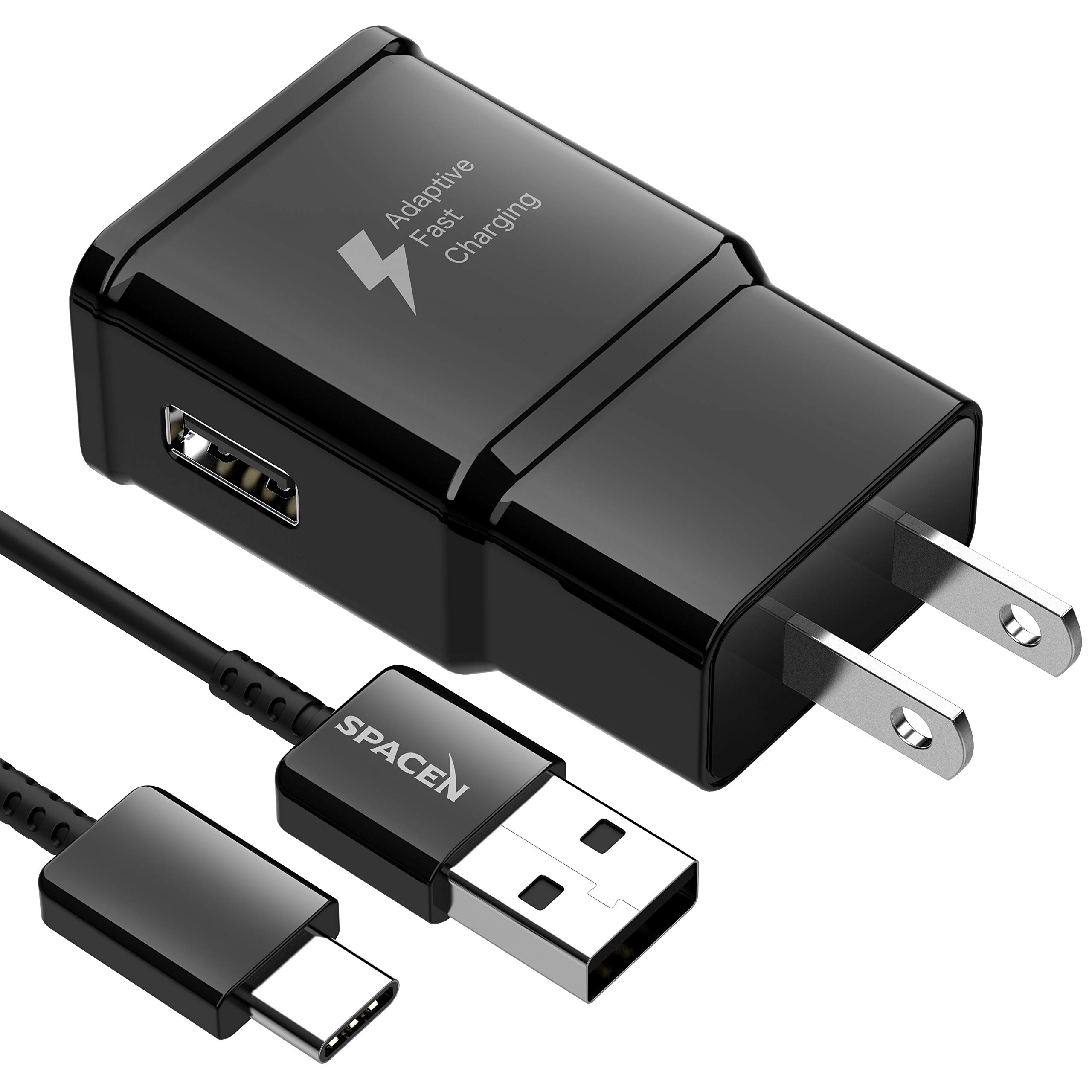 Fast Charging USB C Wall Charger with USB-C Cable - Compatible with Samsung Galaxy S23/S22/S21/S20/S10/S9/S8/Note Series - Perfect for Home, Office & Travel Charging