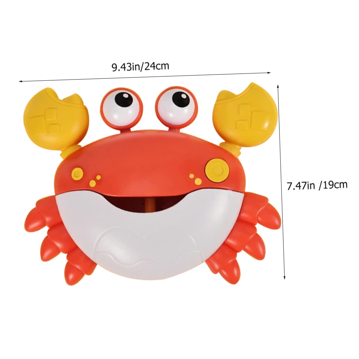 ORFOFE Kids Bath Bubble Machine - Red Plastic Toy for Bathtub Fun