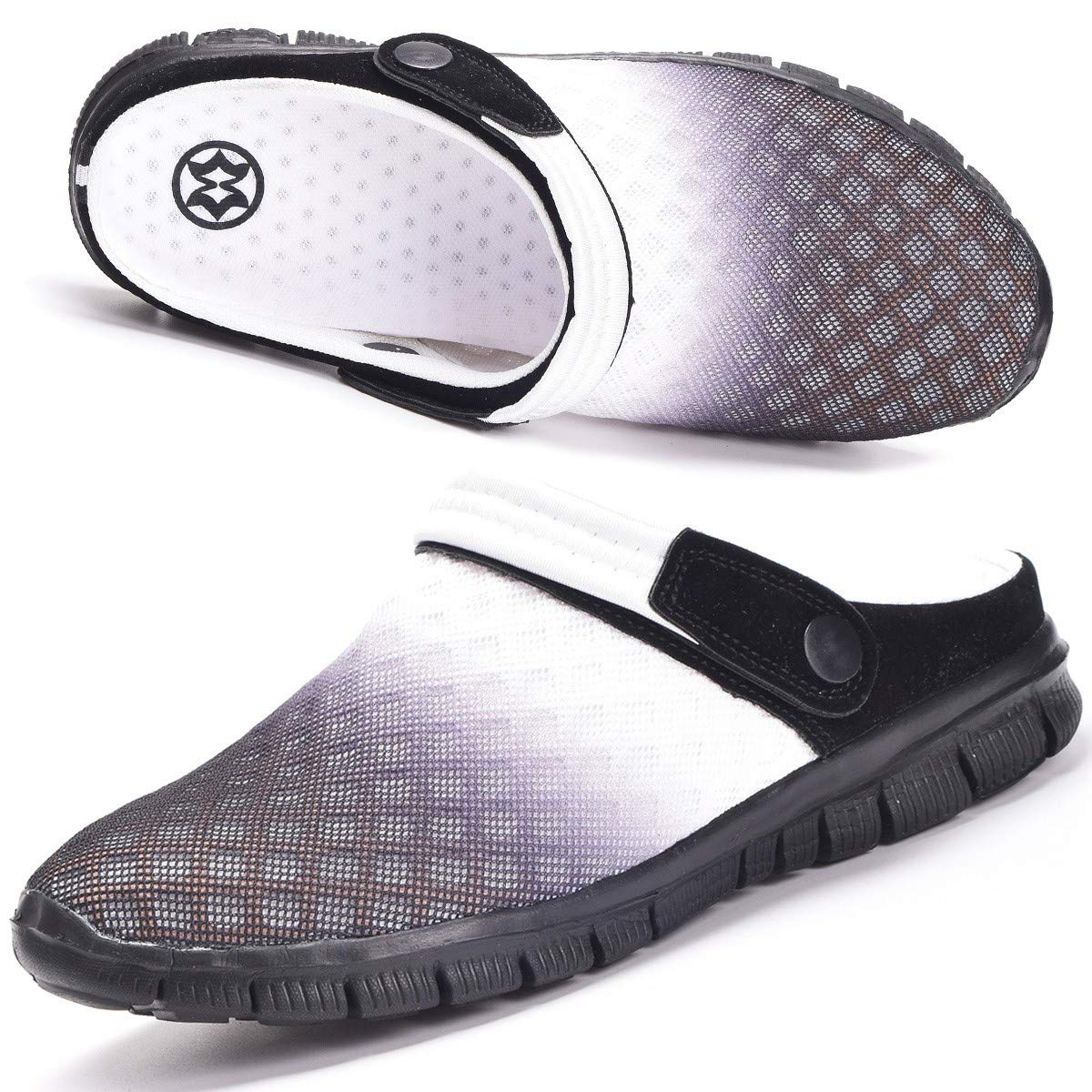 HSYOOES Unisex Breathable Mesh Garden Clogs - Non-Slip Summer Mules for Men & Women | Perfect for Outdoor, Beach, and Backyard Use