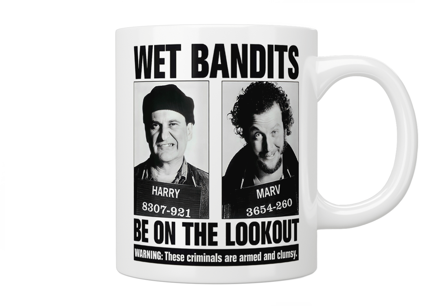 Home Alone: Wet Bandits Themed Coffee Mug - Perfect for Movie Nights, Christmas Gifts & Collectors - 15oz Ceramic Cup with Fun Holiday Design