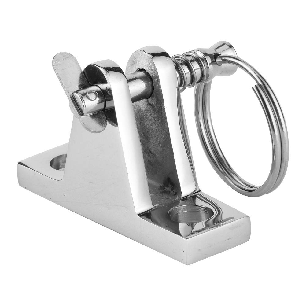 316 Stainless Steel Marine Deck Hinge - SANON Heavy Duty Boat Bimini Top Canopy Hinge Fitting for Sailboats, Yachts & Marine Applications | Corrosion-Resistant Deck Hardware for Harsh Saltwater Environments