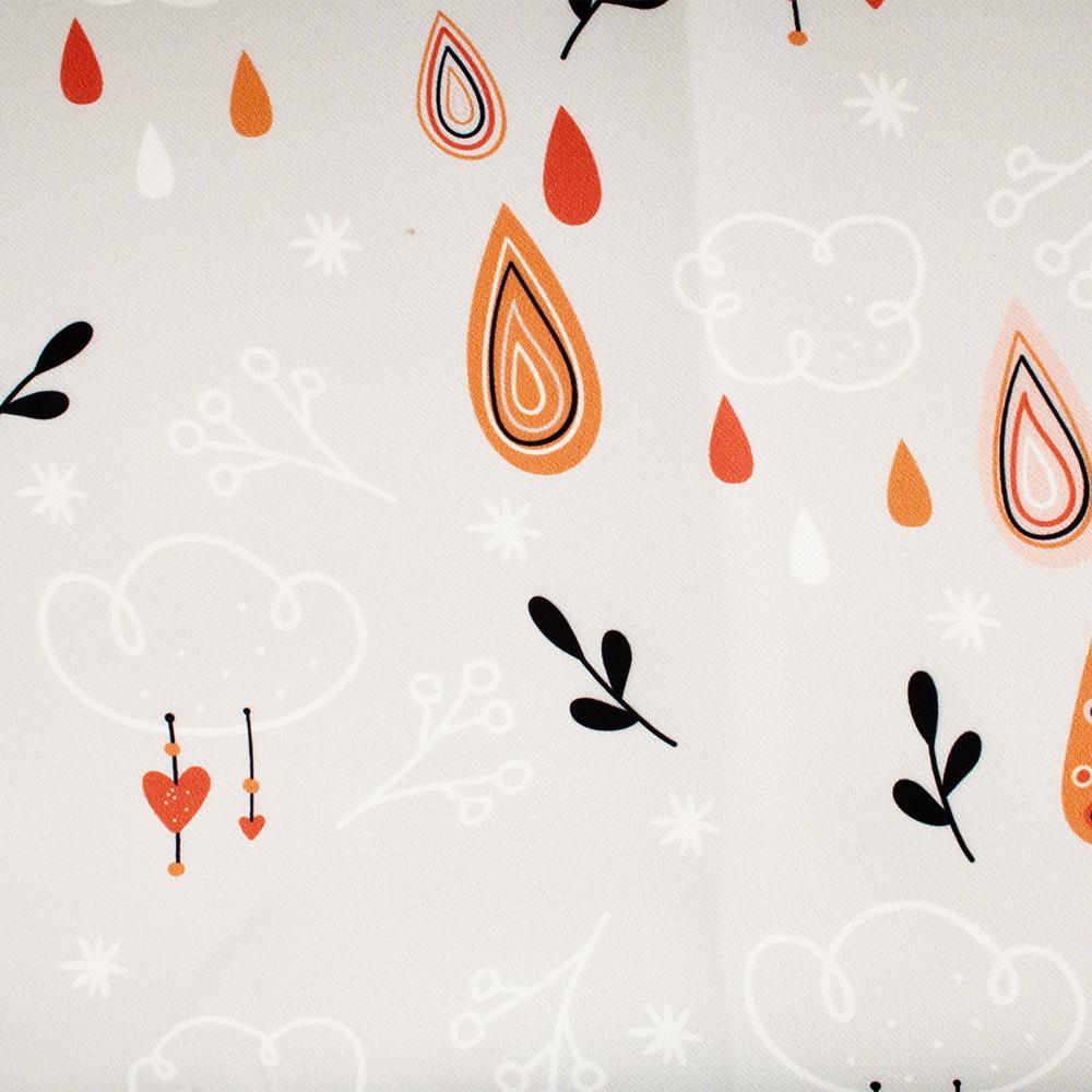 9 x 9 Inch Home Decor Fabric Swatch - Petite Coccinelle Rain Grey - Perfect for Upholstery, DIY Projects & Interior Design Samples