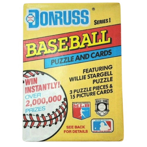 1991 Donruss Series 1 Baseball Cards Unopened Pack - Vintage MLB Trading Cards for Collectors & Fans - Perfect for Sports Memorabilia Collections & Nostalgic Gift Giving