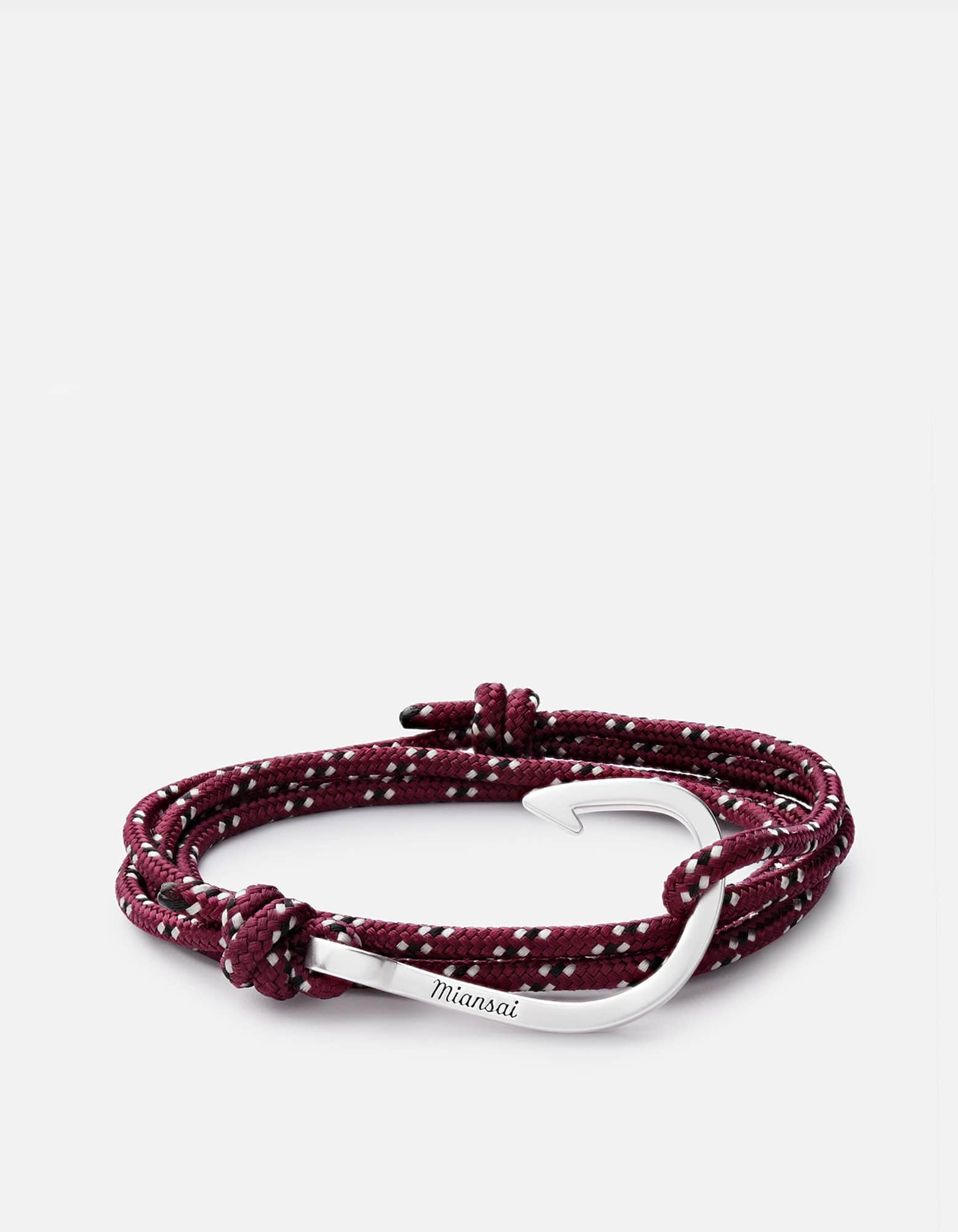 Silver Hook Rope Bracelet for Women - Adjustable Bangle with Hook Closure - Perfect for Everyday Wear, Gifts & Boho Fashion Accessories