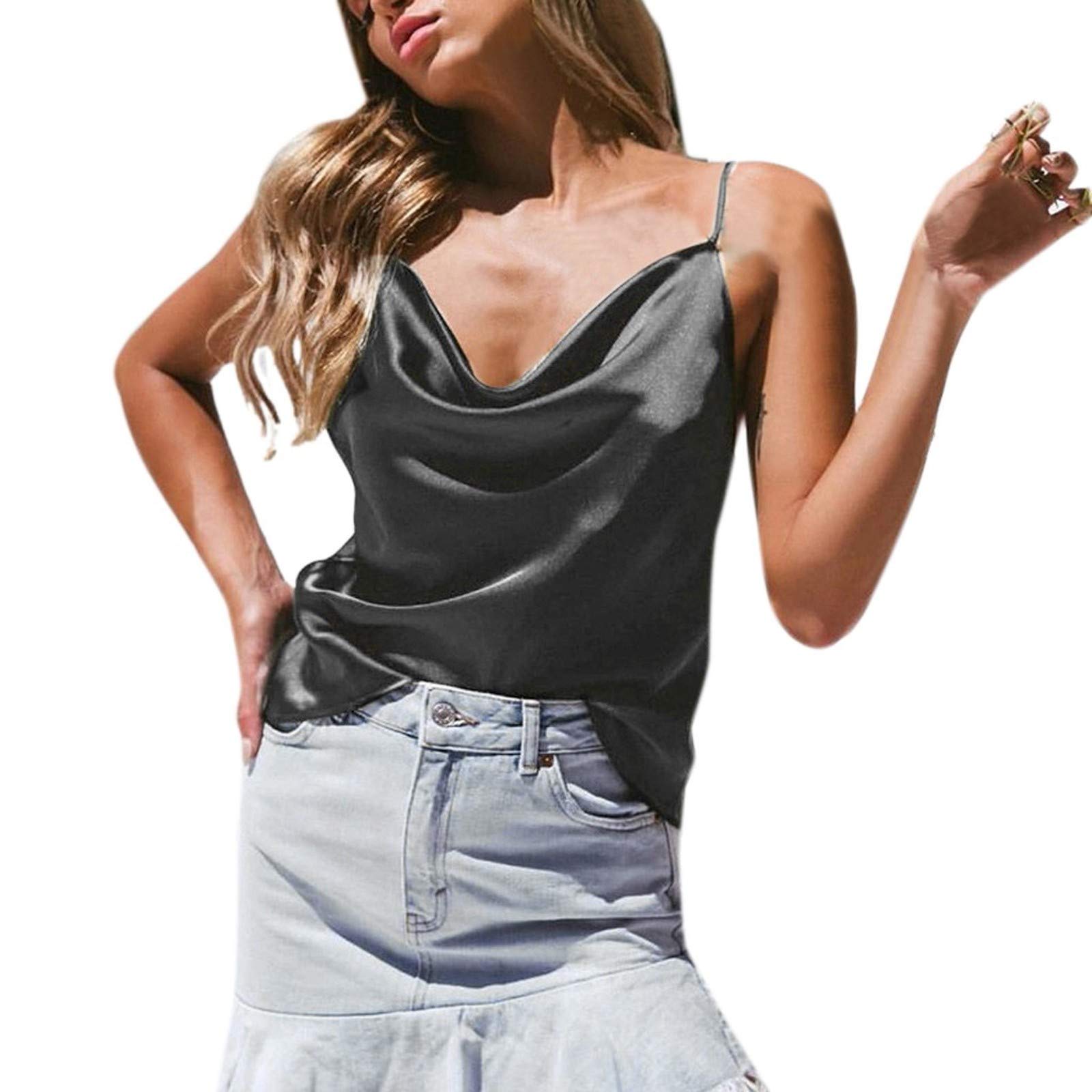 Women's Loose Fit V-Neck Short Sleeve T-Shirt - Casual Yoga Tee for Workout & Everyday Wear | Soft Breathable Classic Fit Top for Women