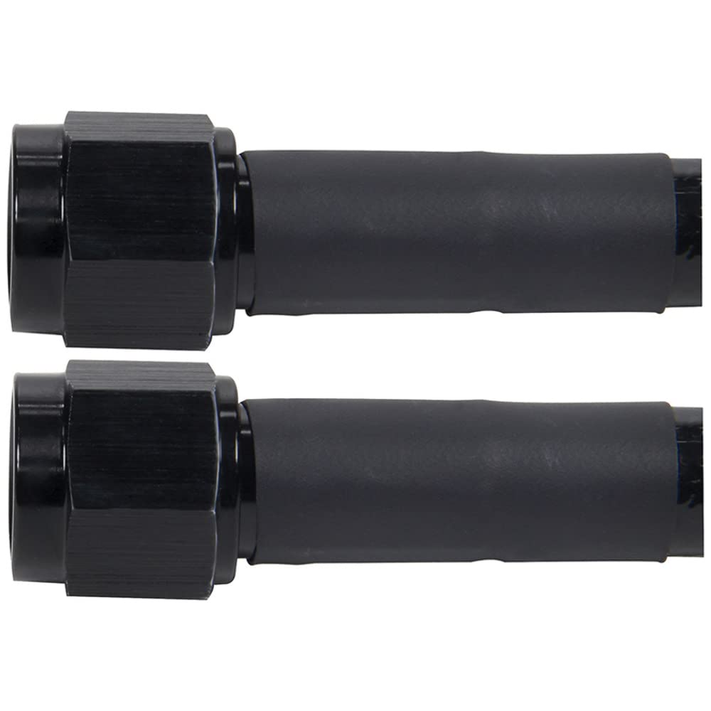 Allstar Performance 72-Inch Coated Braided #6 Hose -6 Str/-6 Str - High-Pressure Fuel & Oil Line for Racing, Automotive & Marine Applications