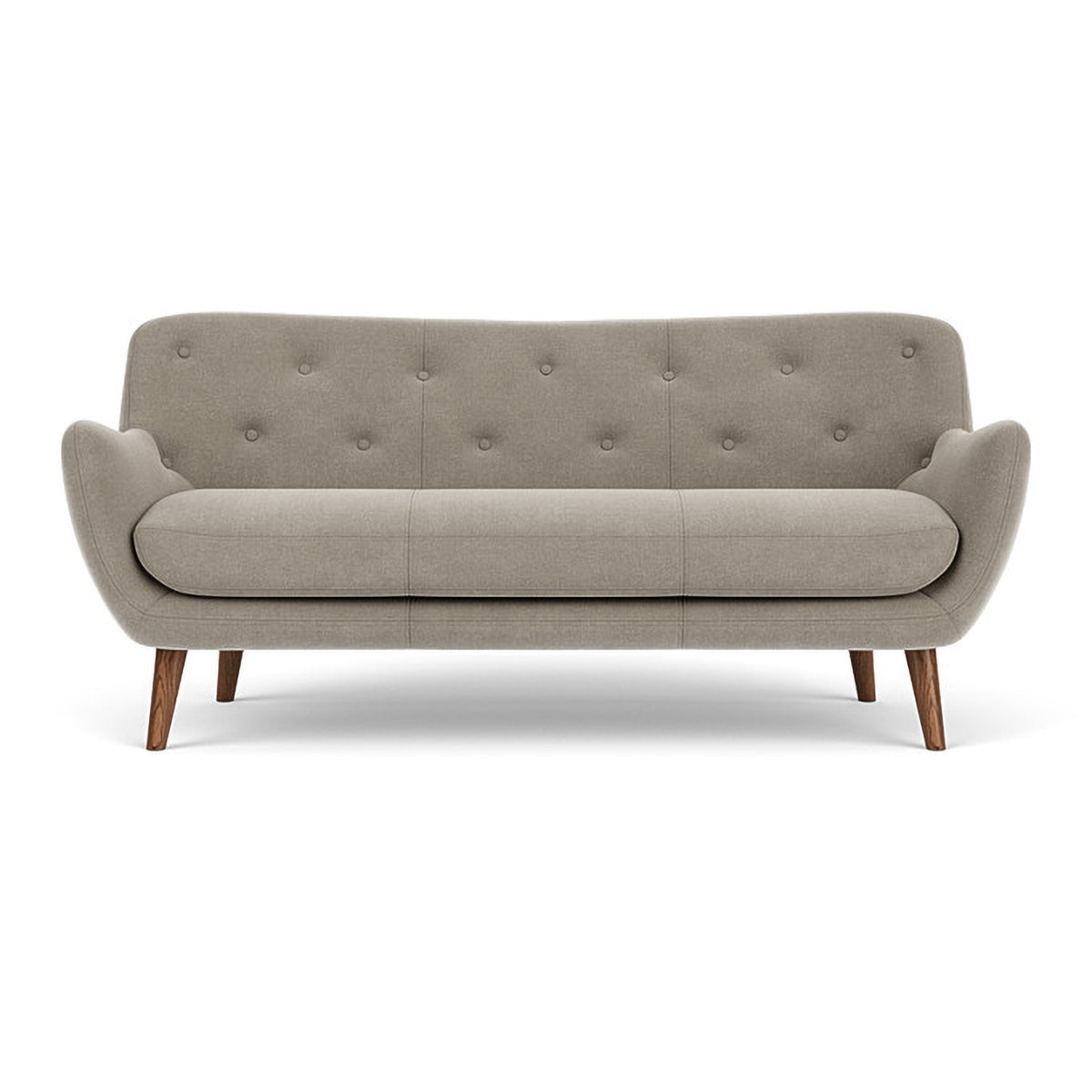 Herman Fabric 3-Seater Sofa - Modern Living Room Couch for Small Spaces, Comfortable Sectional Sofa for Apartment, Dorm & Home Decor | Perfect for Relaxing, Entertaining & Family Gatherings