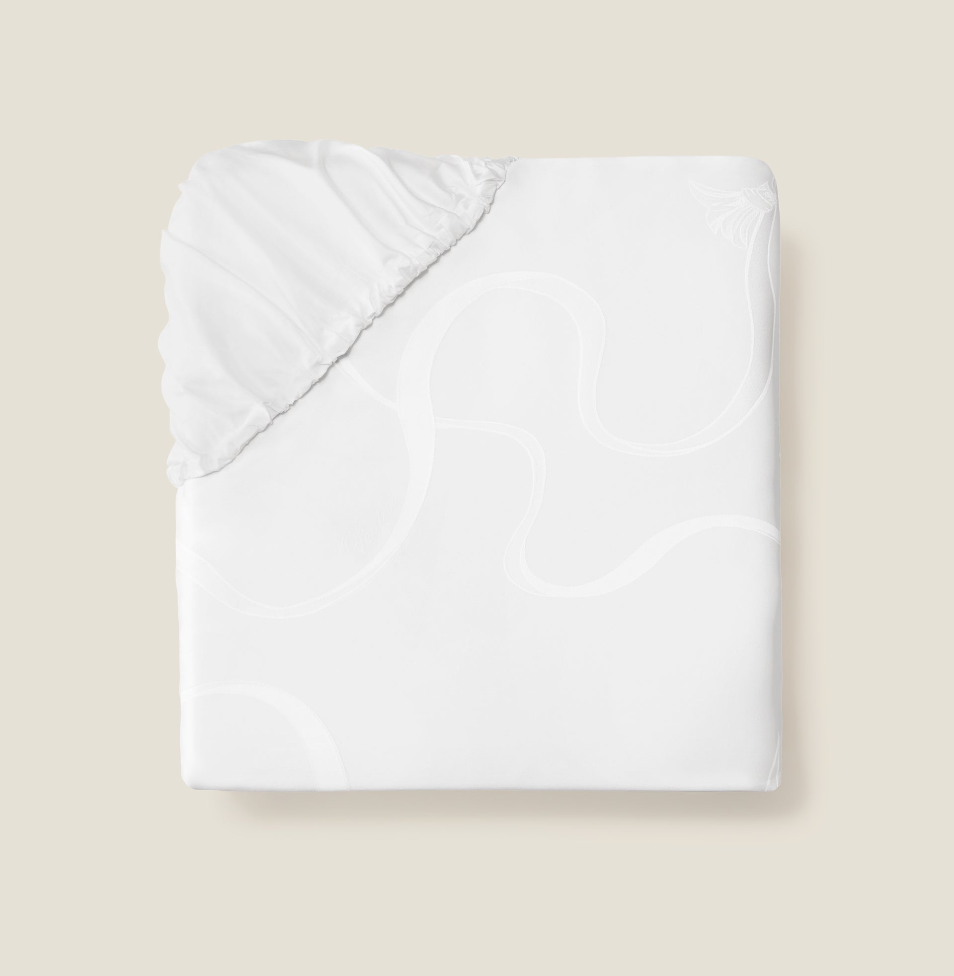 Vittoria Fitted Sheet - Queen Size Deep Pocket 100% Cotton Bed Sheet Set - Wrinkle & Fade Resistant for Comfortable Sleep - Perfect for Master Bedroom, Guest Room & Airbnb