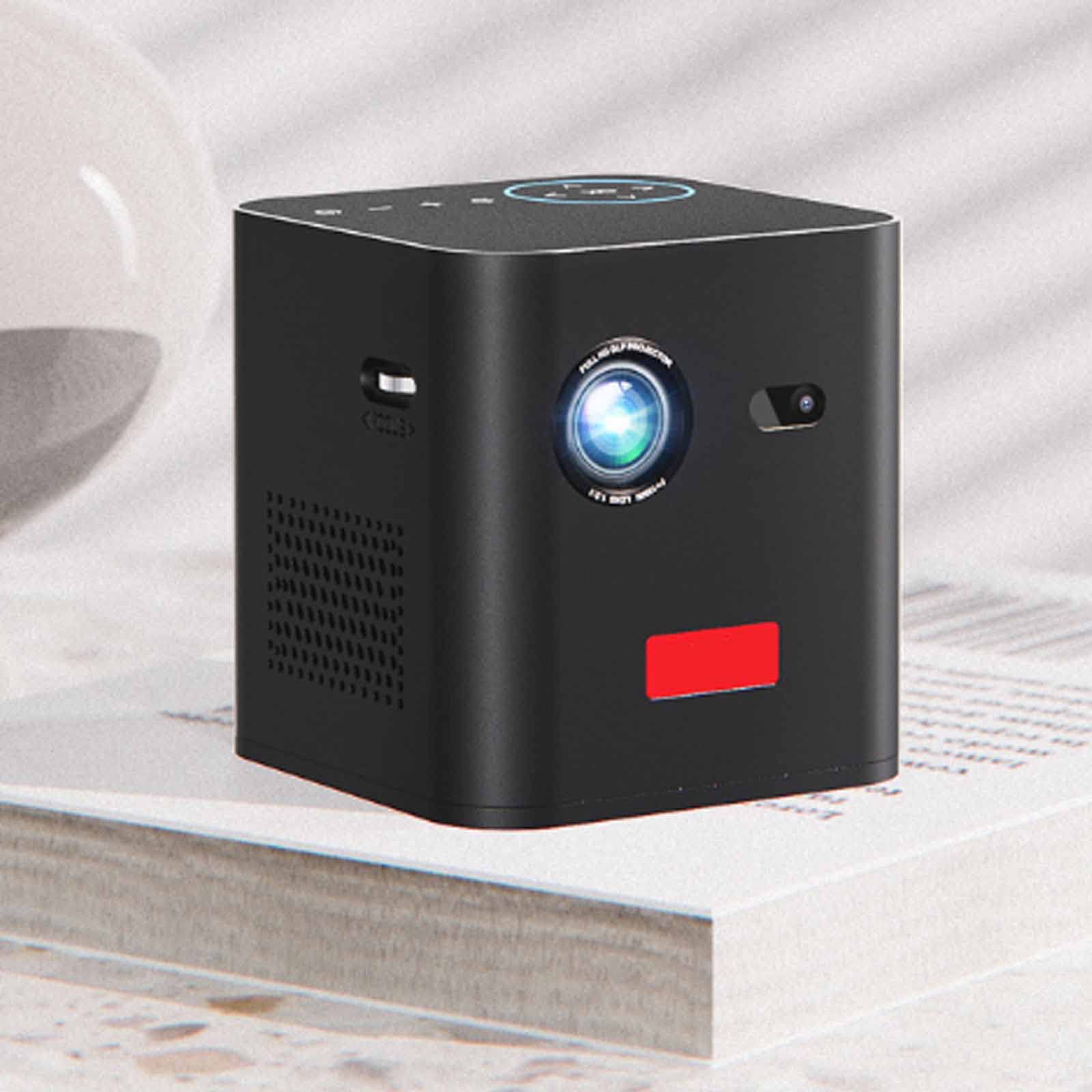 4K Ultra Mini Smart LED Projector with Bluetooth 5.0 & WiFi 2.4G/5G - 7800mAh Battery Portable Pocket Video Projector for Home Theater, Office Presentations, Outdoor Movies & 3D Projection