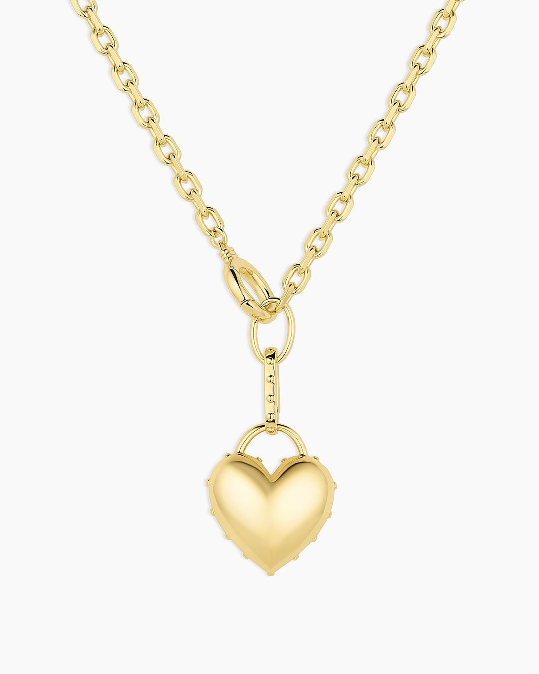 Asher Heart Necklace for Women - Sterling Silver Heart Pendant with 18