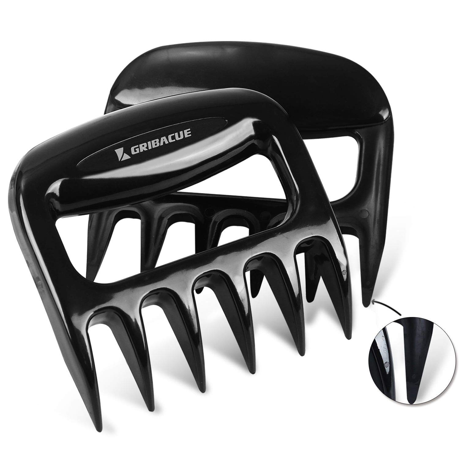 Premium Meat Claws for Pulled Pork & Shredding - Heavy Duty BBQ Forks for Turkey, Beef & Chicken - Heat Resistant BPA-Free Kitchen Tool - Perfect for BBQ, Smoking & Meal Prep - Essential Grill Accessories for Home Chefs