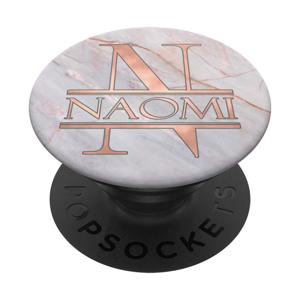 Personalized Naomi Monogram Necklace in Rose Pink - Elegant Custom Name Jewelry for Women | Perfect Gift for Birthdays, Anniversaries & Special Occasions