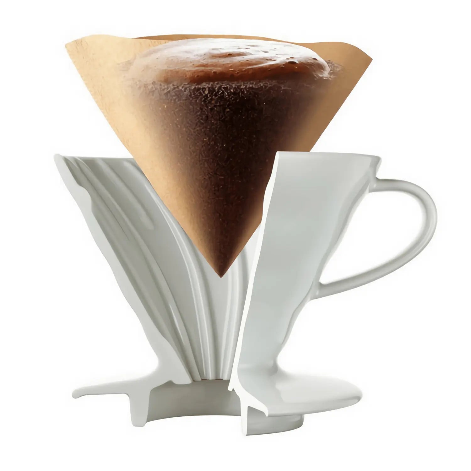 Hario V60 Wood Pulp Coffee Filters 100 Count - Premium Pour Over Coffee Filters for Drip Brewing - Perfect for Home Baristas & Coffee Enthusiasts