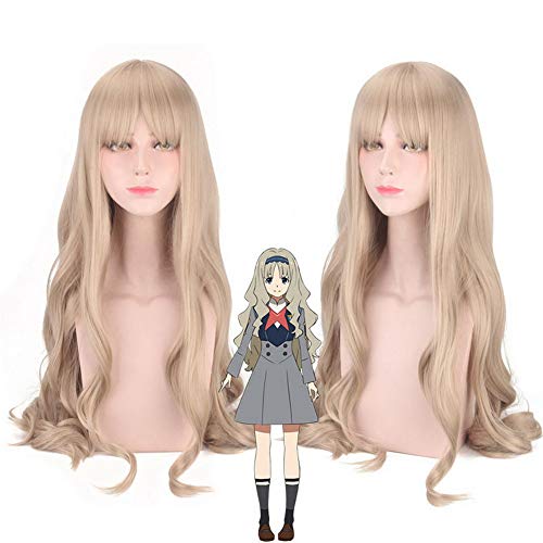 COGETER Anime Darling In The Franxx Cosplay Wigs - Long Pink Synthetic Hair Wig for Zero Two Cosplay Costume, Halloween Party, Anime Convention & Cosplay Events