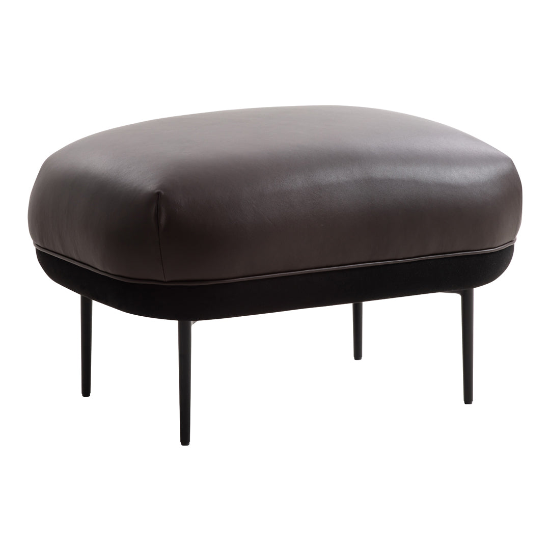 Modern Chill Lounge Stool - Adjustable Height Bar Stool for Home, Office & Outdoor Use - Comfortable PU Leather Seat with Sturdy Metal Base - Perfect for Kitchen Island, Patio, or Game Room