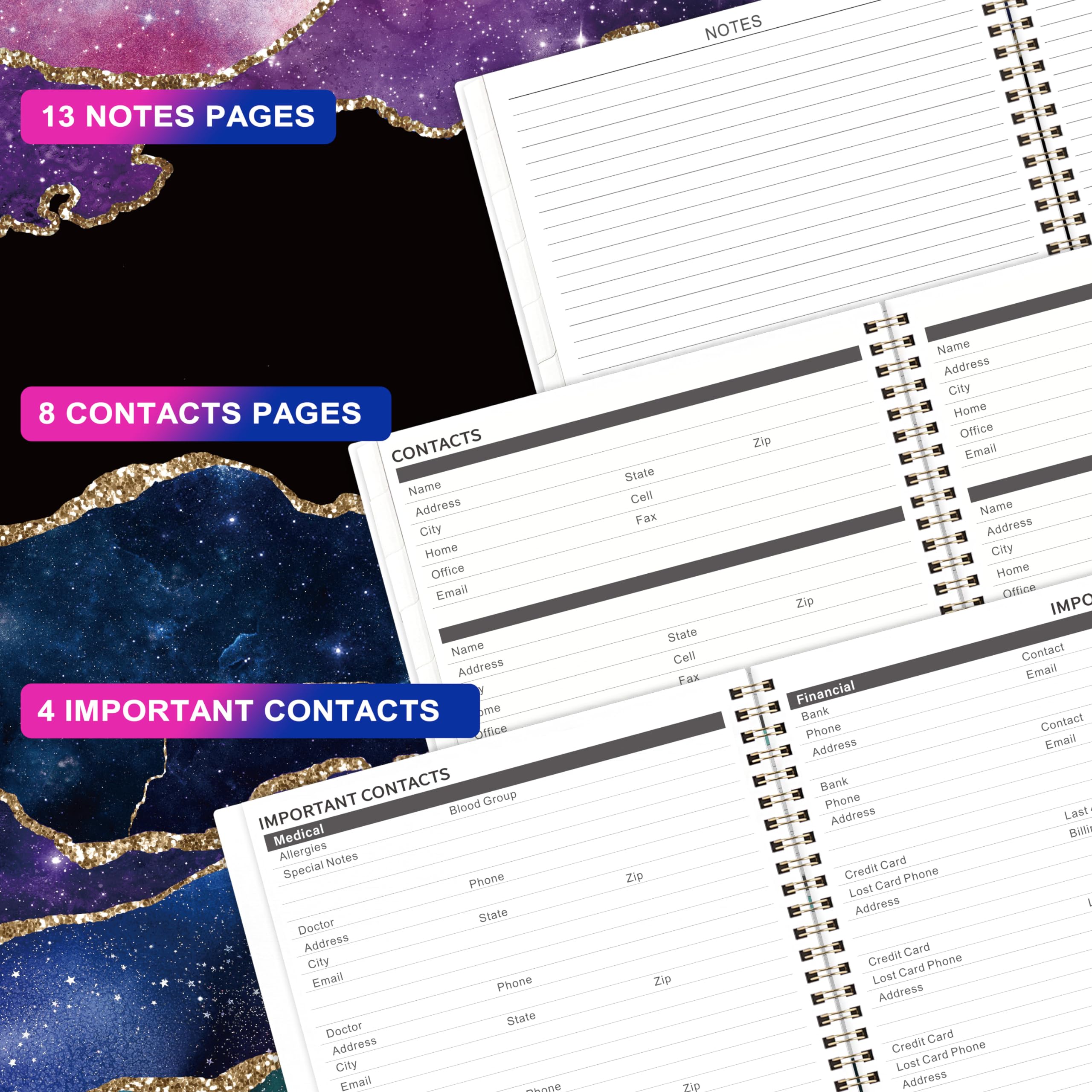 2025-2027 Monthly Planner | 2 Year Calendar Organizer July 2025 to June 2027 | 9
