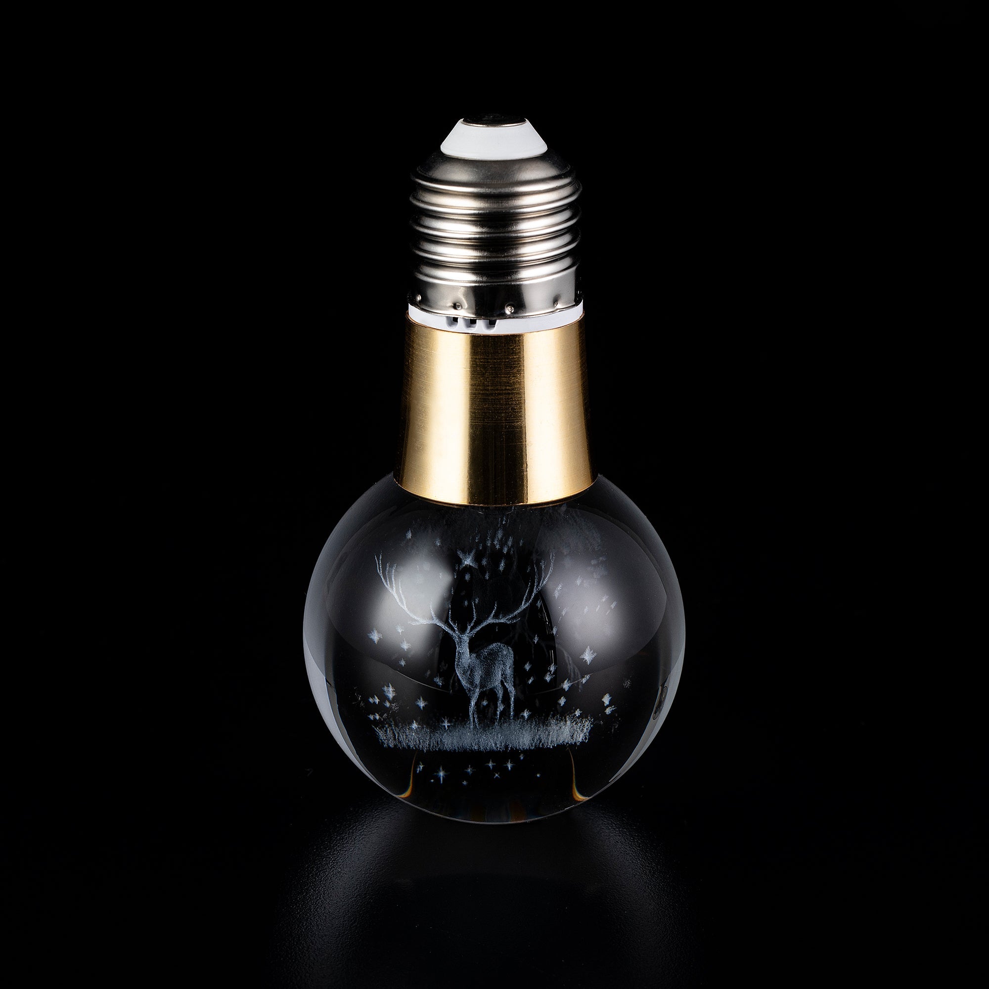 STAG GLOBE Crystal LED Light Bulb - Energy Efficient Decorative Lighting for Home, Bedroom, Living Room & Party Decor