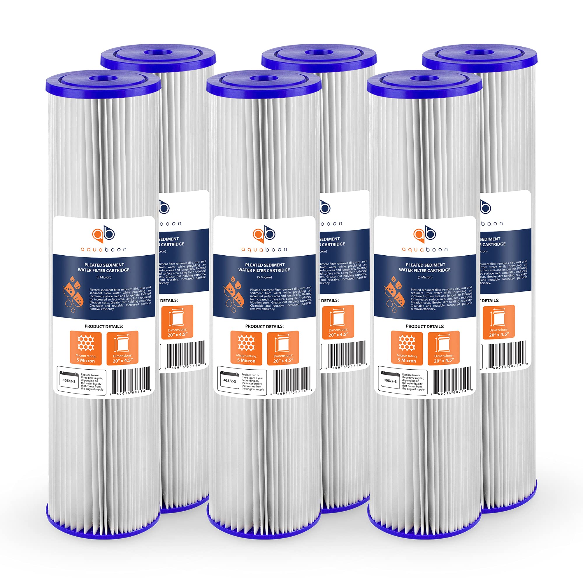Aquaboon Whole House Sediment Water Filter 4.5