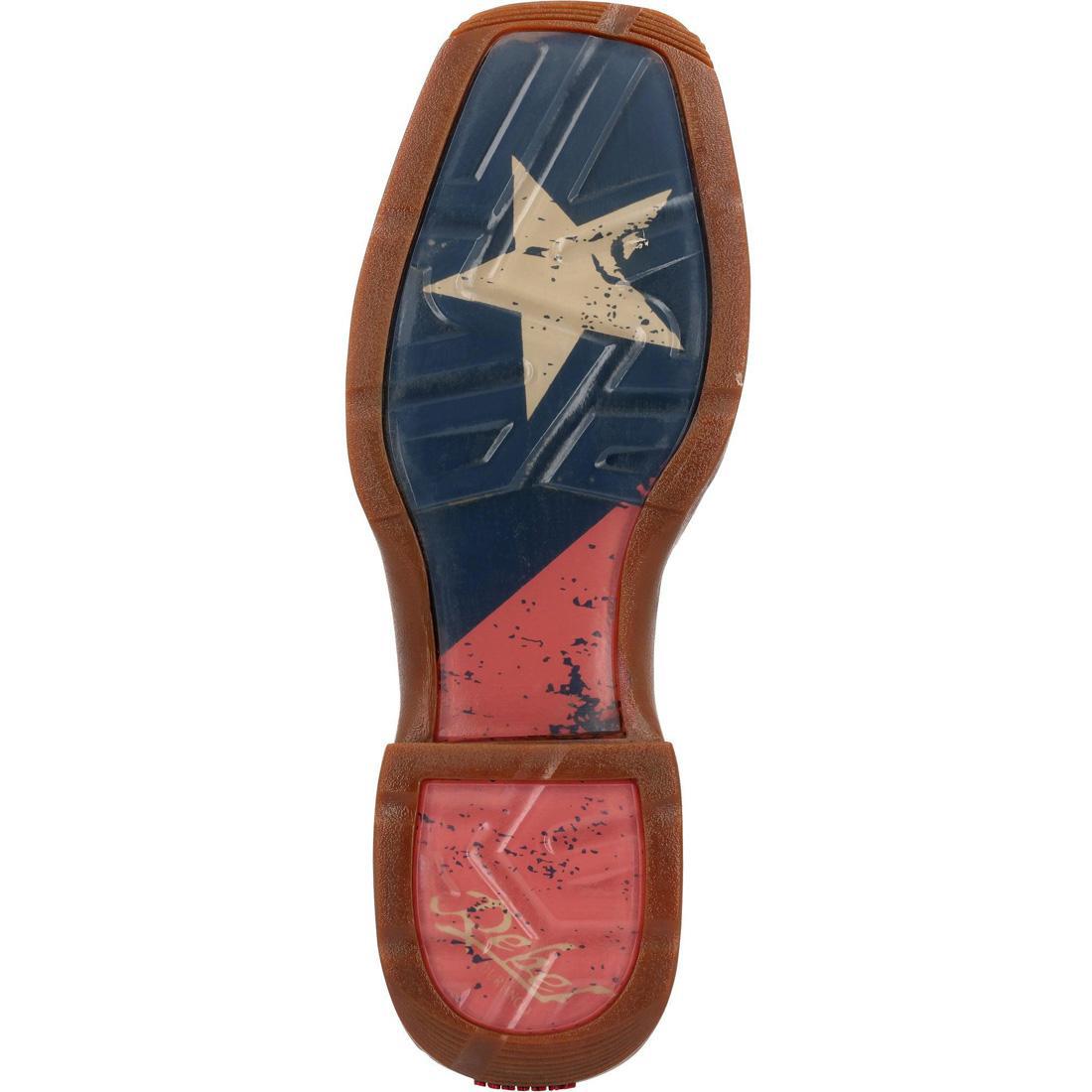 Rebel Texas Flag Western Boots for Men & Women - Stylish Cowboy Boots with Patriotic Design - Perfect for Rodeo, Country Music Festivals & Western Fashion