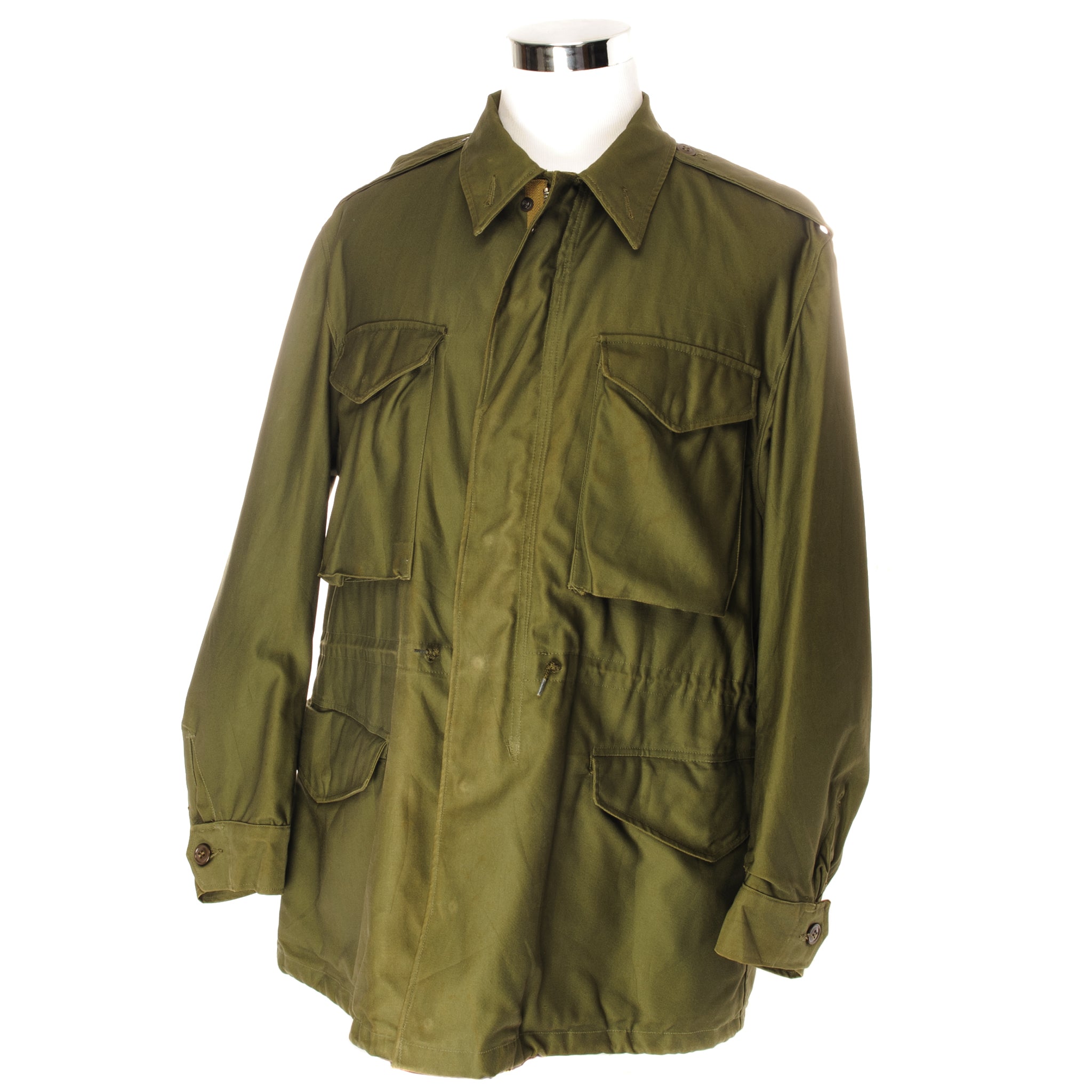 Vintage US Army M-1951 M51 Field Jacket - Original 1955 Early Vietnam War Era - Size Medium Regular - Deadstock - Military Surplus Outerwear for Collectors & Reenactments