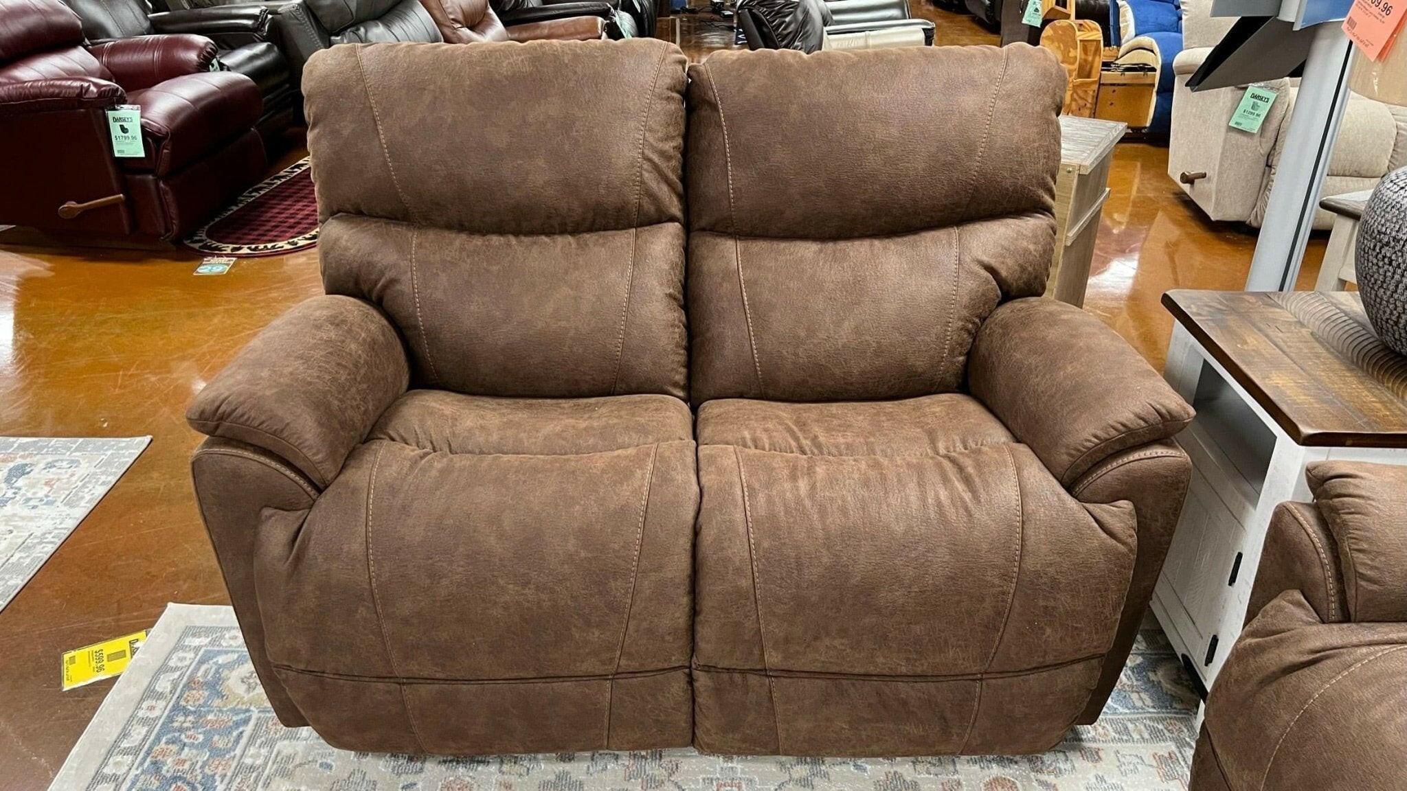 Trouper Reclining Loveseat 724 448 D1267 78 - Comfortable Two-Seater Recliner Sofa for Living Room, Home Theater & Family Relaxation