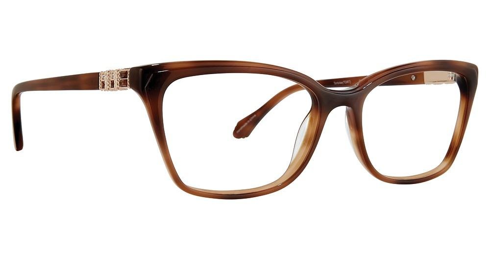 Badgley Mischka Christel Eyeglasses for Women - Designer Cat Eye Glasses with Rhinestone Accents - Perfect for Office, Reading & Fashion Accessories