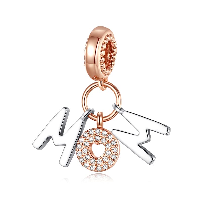 925 Sterling Silver Charm Beads & Pendants for Bracelets - Elegant Jewelry Gifts for Women, Birthday, Christmas, Mother's Day - Perfect for Layering, Stacking & Everyday Wear