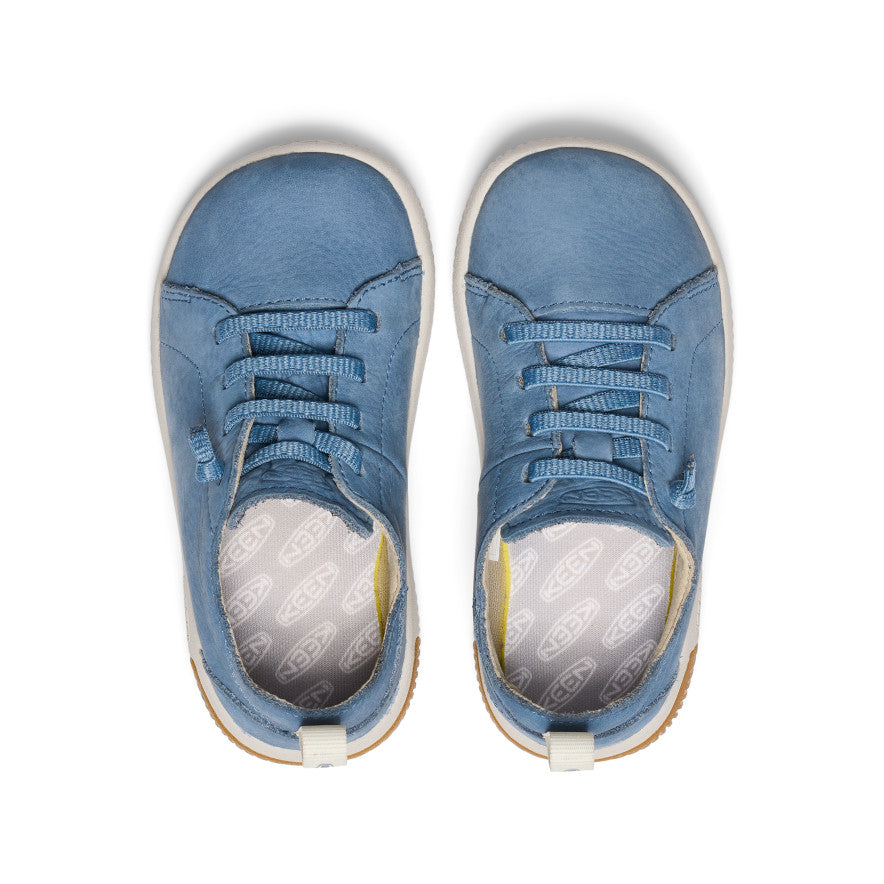 KNX Kids' Leather Sneakers for Boys & Girls - Coronet Blue/Vapor | Comfortable & Durable Toddler Shoes for School, Play & Everyday Wear