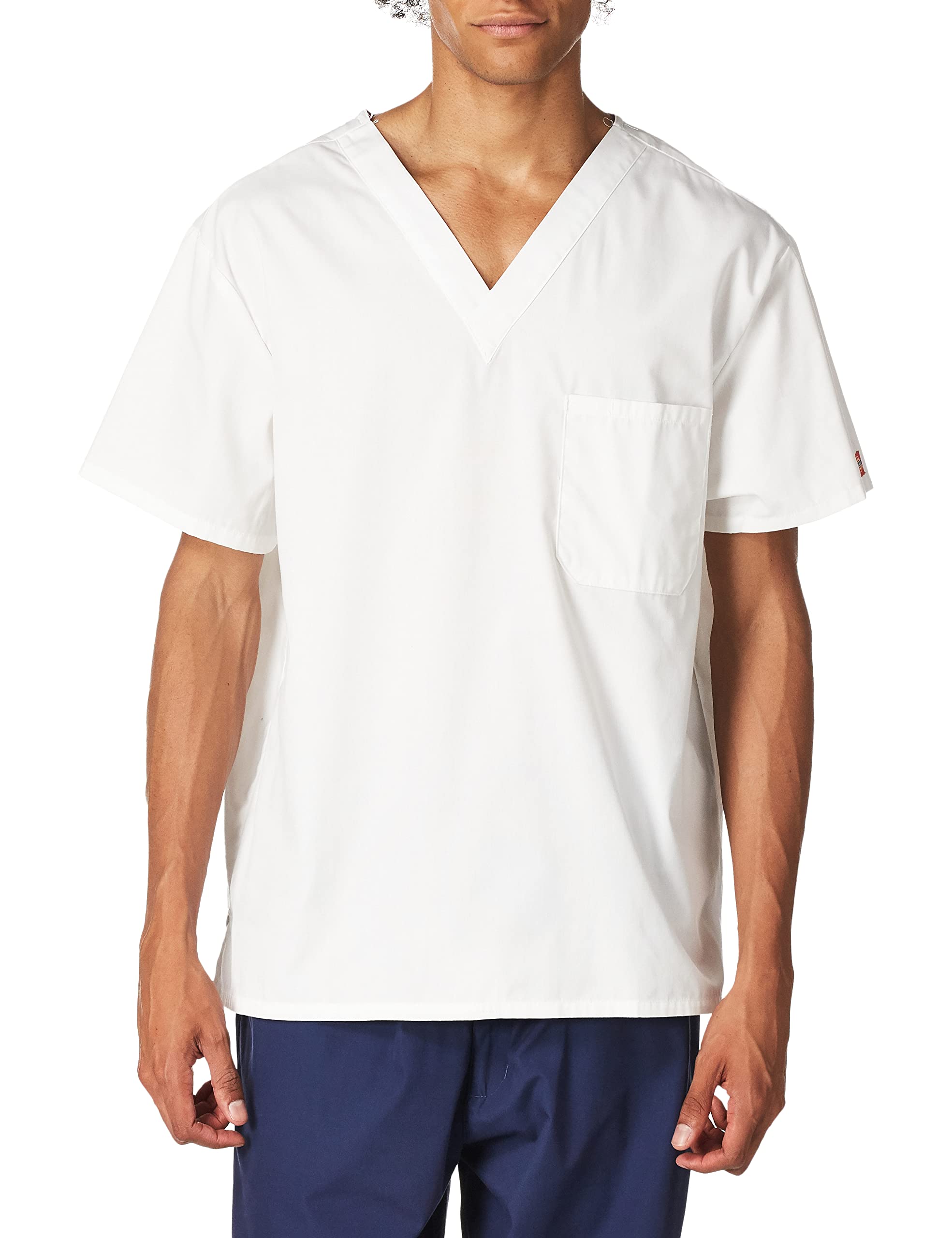 Dickies EDS Signature Scrubs for Women & Men - Soft Brushed Poplin Unisex V-Neck Top with Pocket (Style 83706) | Comfortable Medical Uniform for Nurses, Doctors & Healthcare Professionals