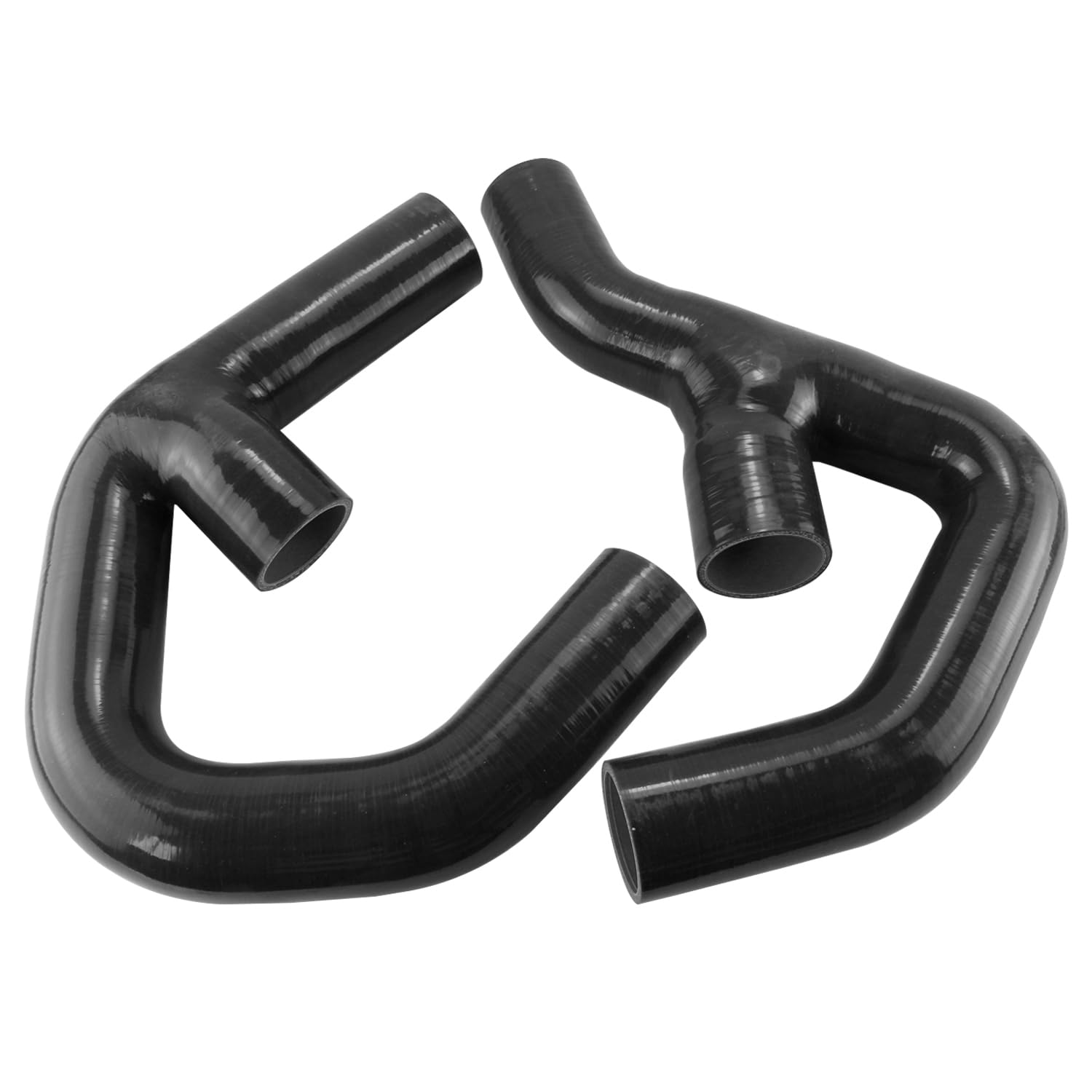 VW GOLF MK5 A3 Jetta GTI 2.0 FSi Silicone Intercooler Pipe Hose - High Performance Black Silicone Hose for Turbocharged Engine Upgrades & Performance Tuning