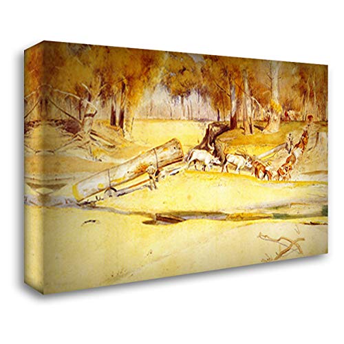 Tom Roberts 24x18 Gallery Wrapped Canvas Art Print - Premium Stretched Wall Decor for Living Room, Bedroom & Office | Landscape Nature Painting