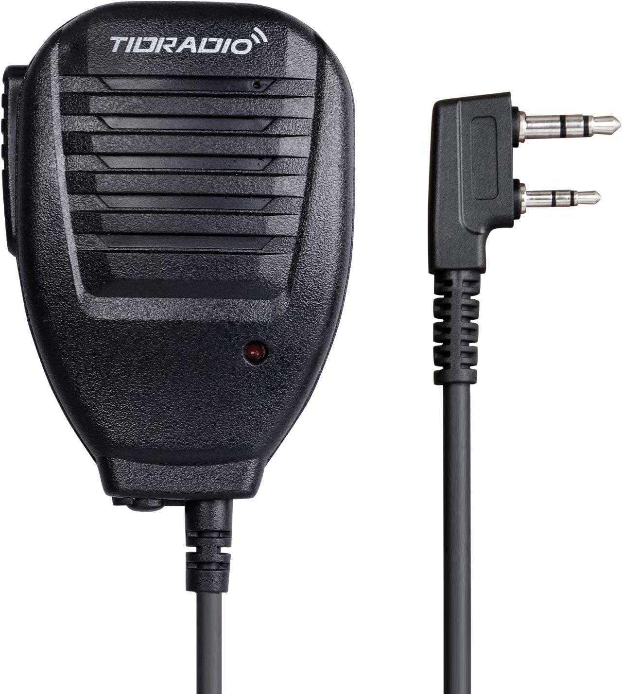 Portable Speaker Microphone for Ham GMRS Two-Way Radio - Hands-Free Communication for Outdoor Adventures, Hiking, and Emergency Preparedness