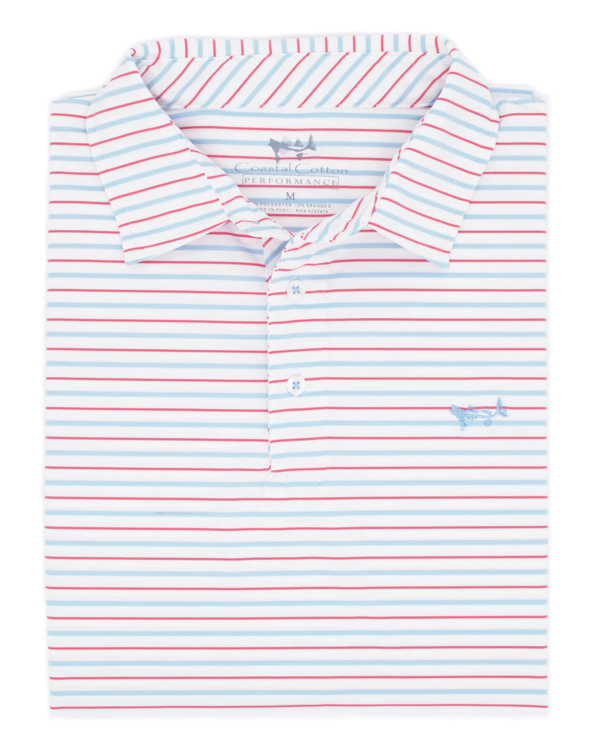 Premium Coastal Cotton Performance Polo Shirt for Men - Breathable, Moisture-Wicking & Comfortable - Perfect for Golf, Business Casual & Outdoor Activities