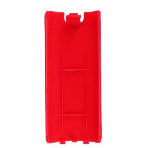 2 Pack Replacement Battery Back Door Cover Shell for Nintendo Wii Remote Controller - Red | Compatible with Wii MotionPlus & Classic Controllers | Durable & Secure Fit for Gaming Accessories