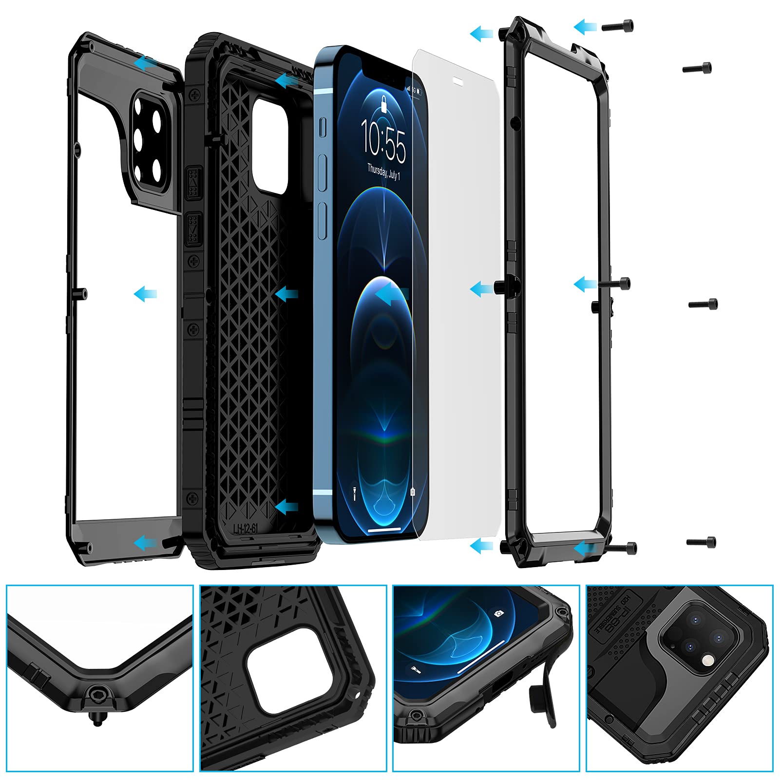 Seacosmo iPhone 12 Pro Max Case (6.7