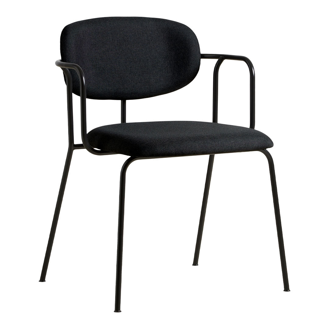 Stackable Dining Chairs Set of 4 - Modern Wooden Frame Kitchen Chairs for Small Spaces - Perfect for Home, Office, Restaurant & Outdoor Use