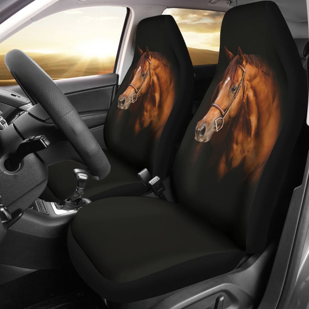 Stylish Horse Print Car Seat Covers - Perfect Gift for Equestrian Lovers & Car Enthusiasts - Durable & Comfortable for Daily Driving, Road Trips & Outdoor Adventures